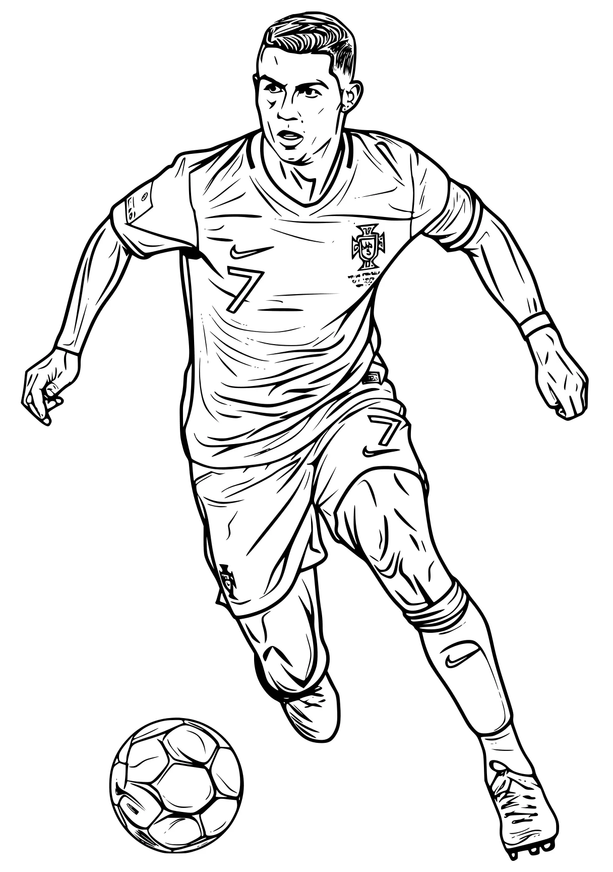 ronaldo coloring pages ronaldo, soccer, draw, messi, xavi, free page downloads