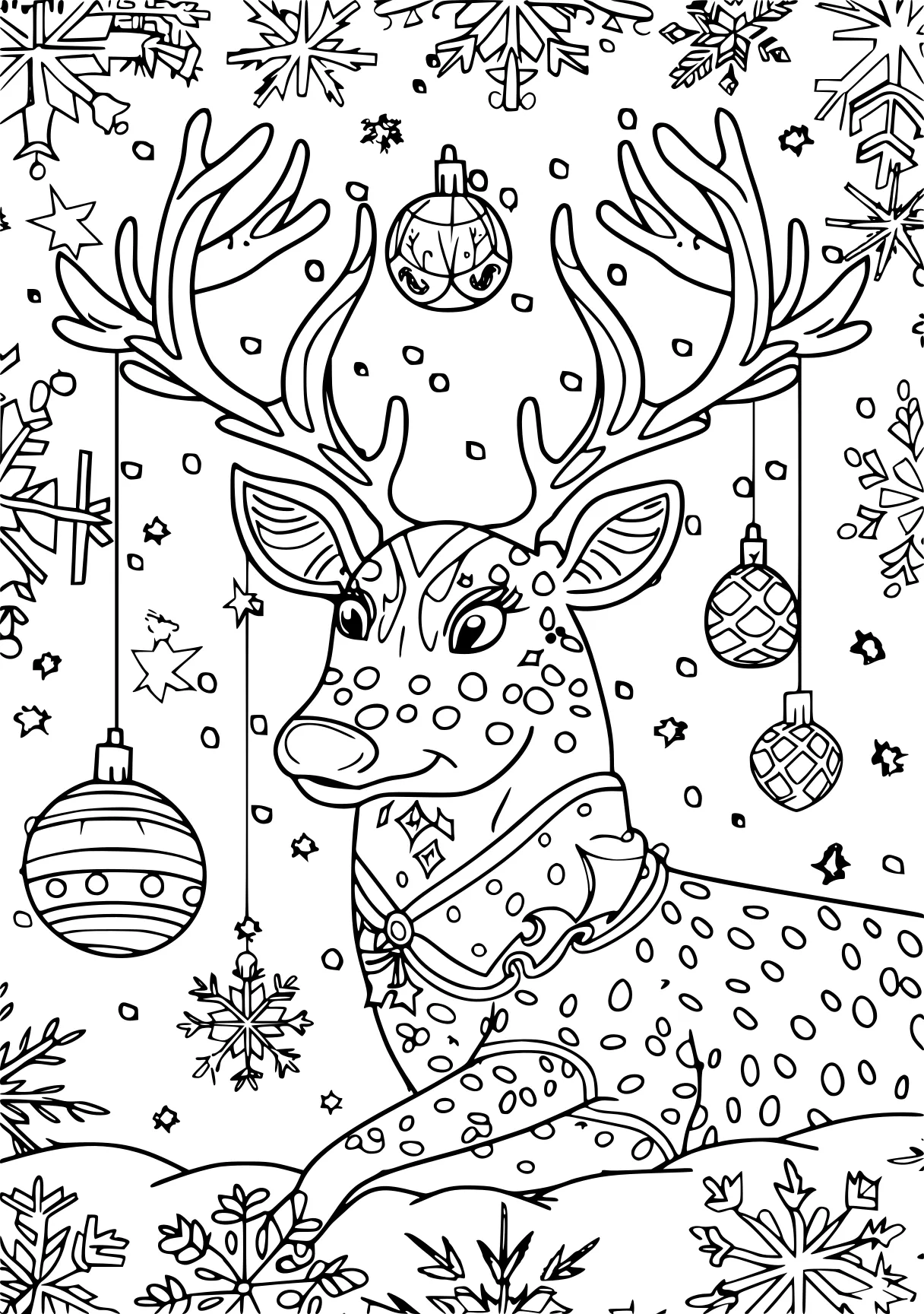 disney christmas coloring pages, reindeer, rudolph, deer, free page downloads