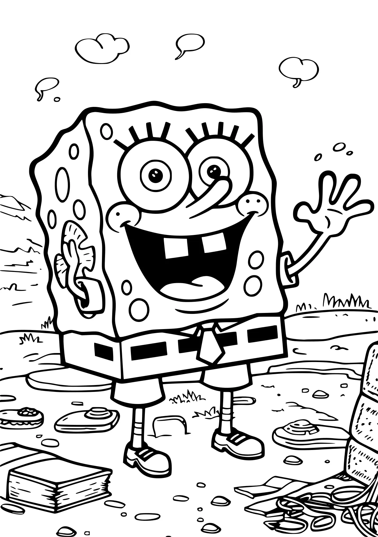 spongebob coloring pages squarepants, spongebob, sponge, minion, patrick, free page downloads