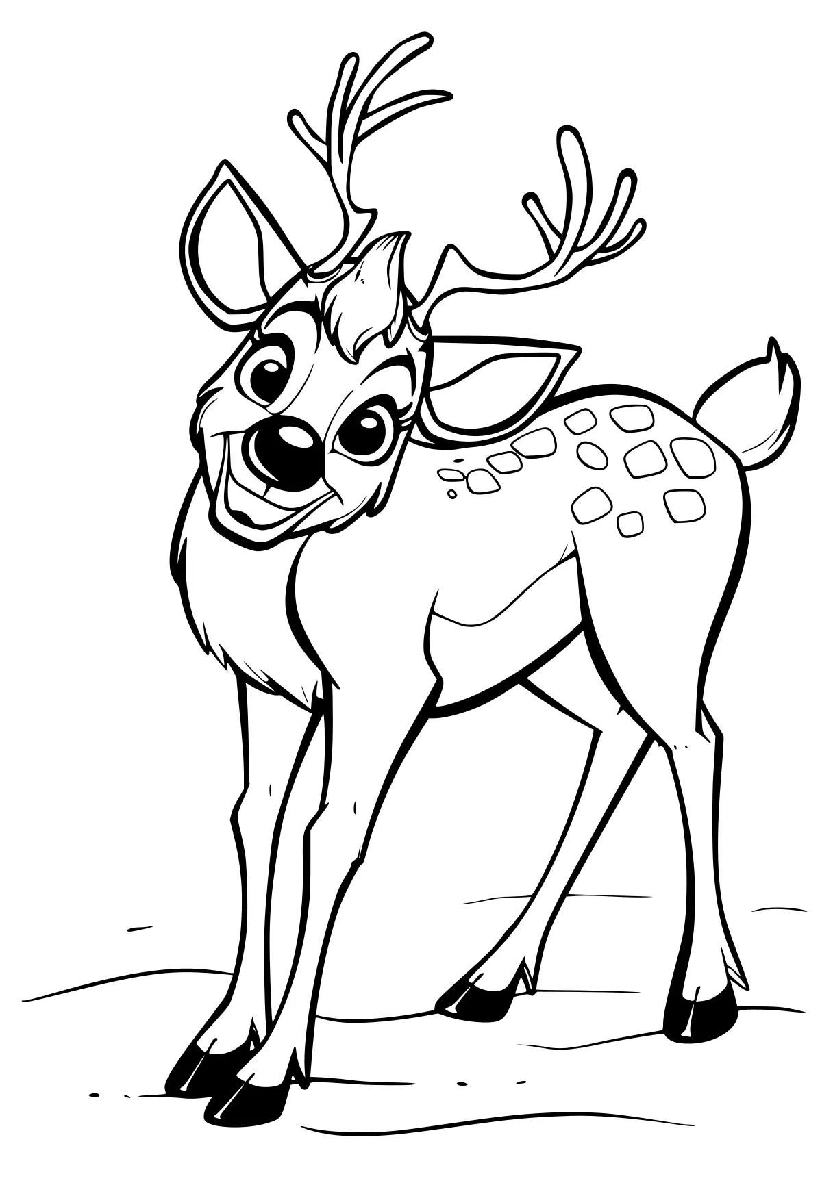 rudolph the red nosed reindeer coloring pages deer, rudolph, reindeer, bambi, sleigh, free page downloads