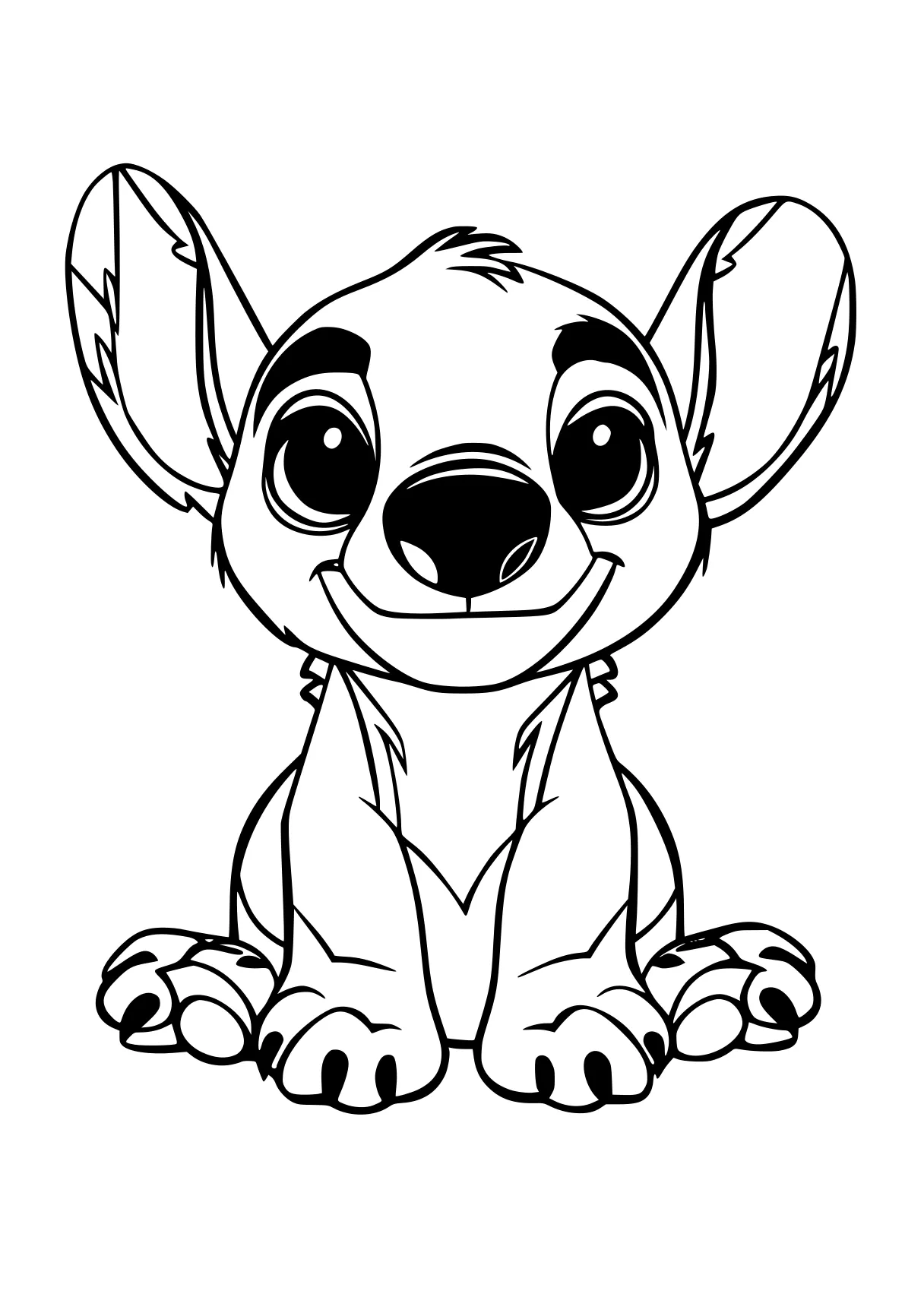 stitch coloring pages chihuahua, kangaroo, koala, corgi, stitch, free page downloads