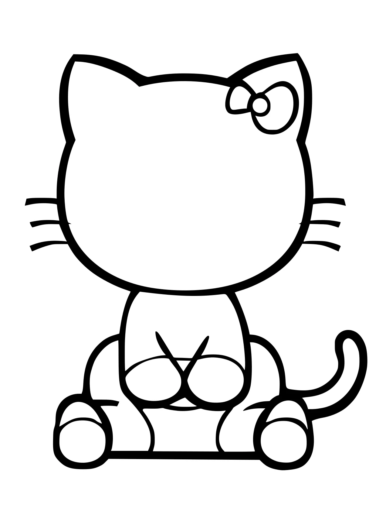 coloring pages printable free garfield, sanrio, unikitty, kitty, cat, page downloads