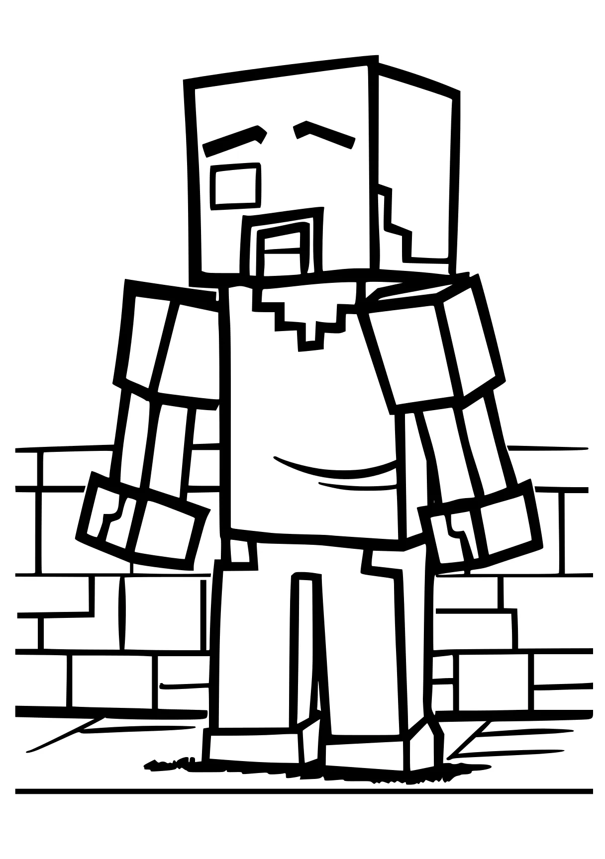 minecraft coloring pages minecraft, alphablocks, boxy, robot, unikitty, free page downloads