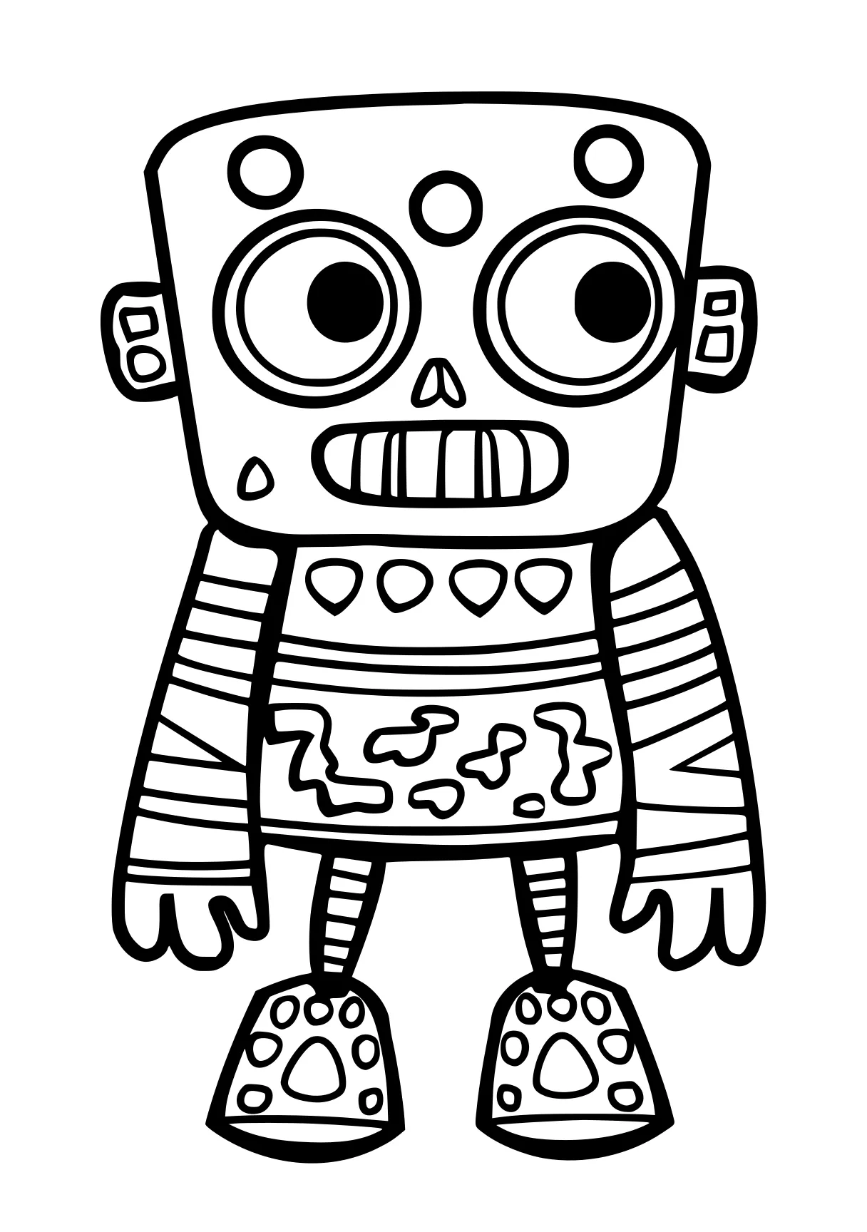 free online coloring pages robot, muertos, shopkins, skeleton, illustrator, page downloads