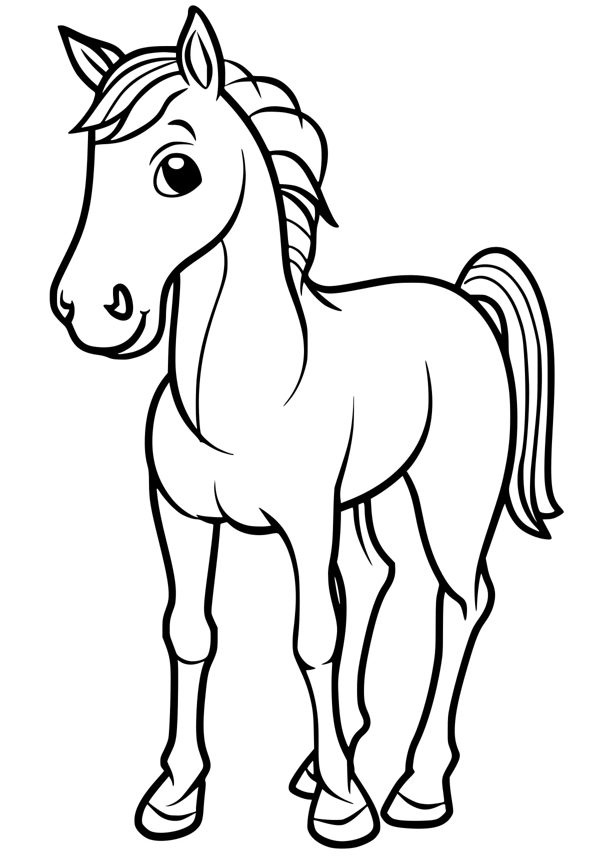 horse coloring pages horse, unicorn, pony, mlp, caticorn, free page downloads