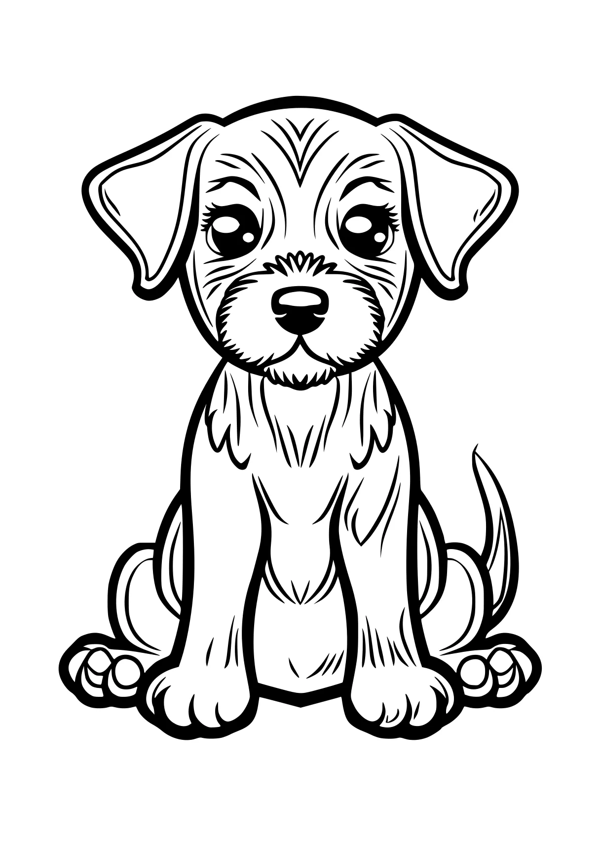 puppy coloring sheet yorkie, puppy, illustrator, bulldog, dog, free page downloads