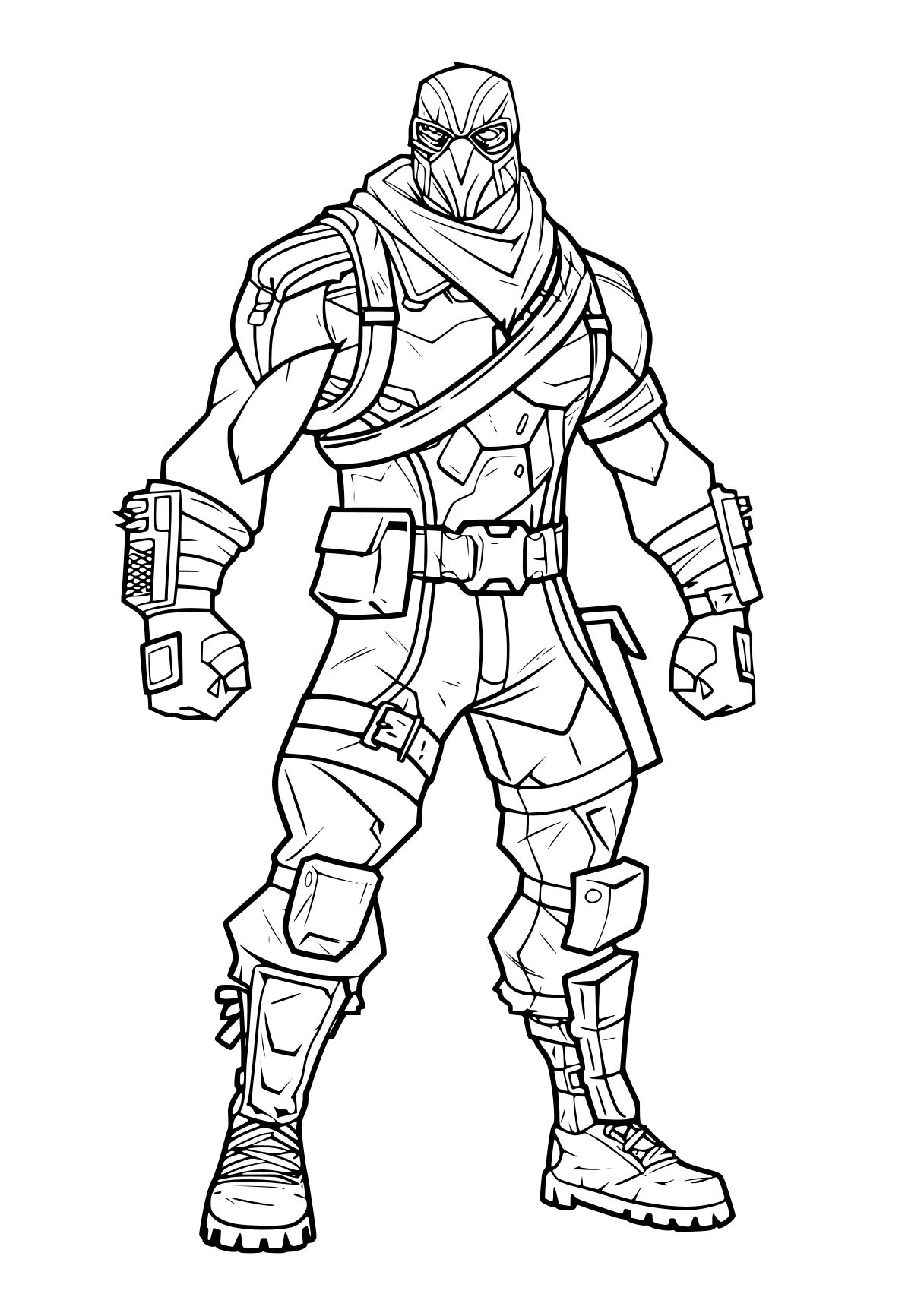 fortnite coloring page pencils, ranger, soldier, knight, guard, free downloads