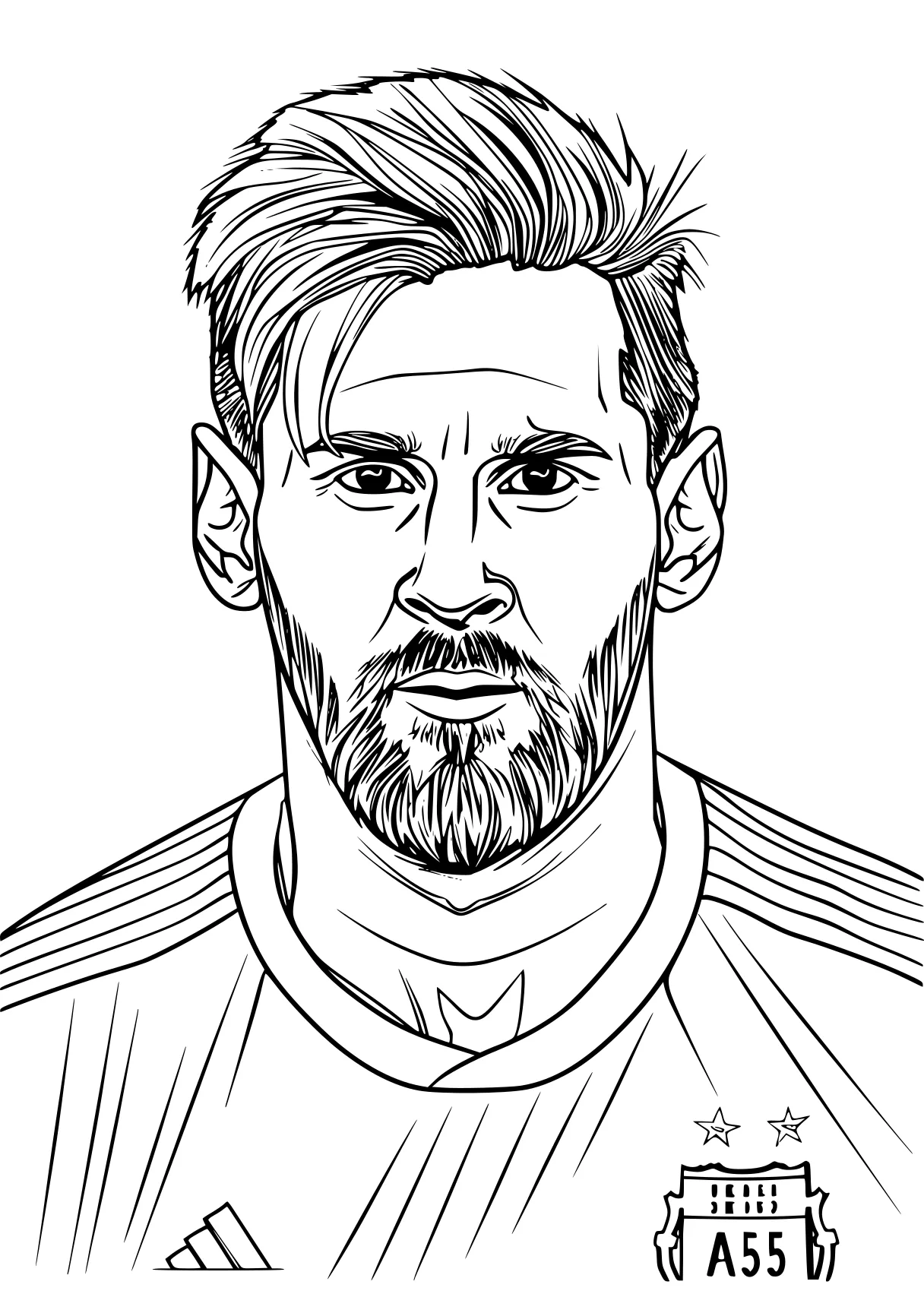 messi colouring pages messi, ronaldo, captain, boca, james, free coloring page downloads