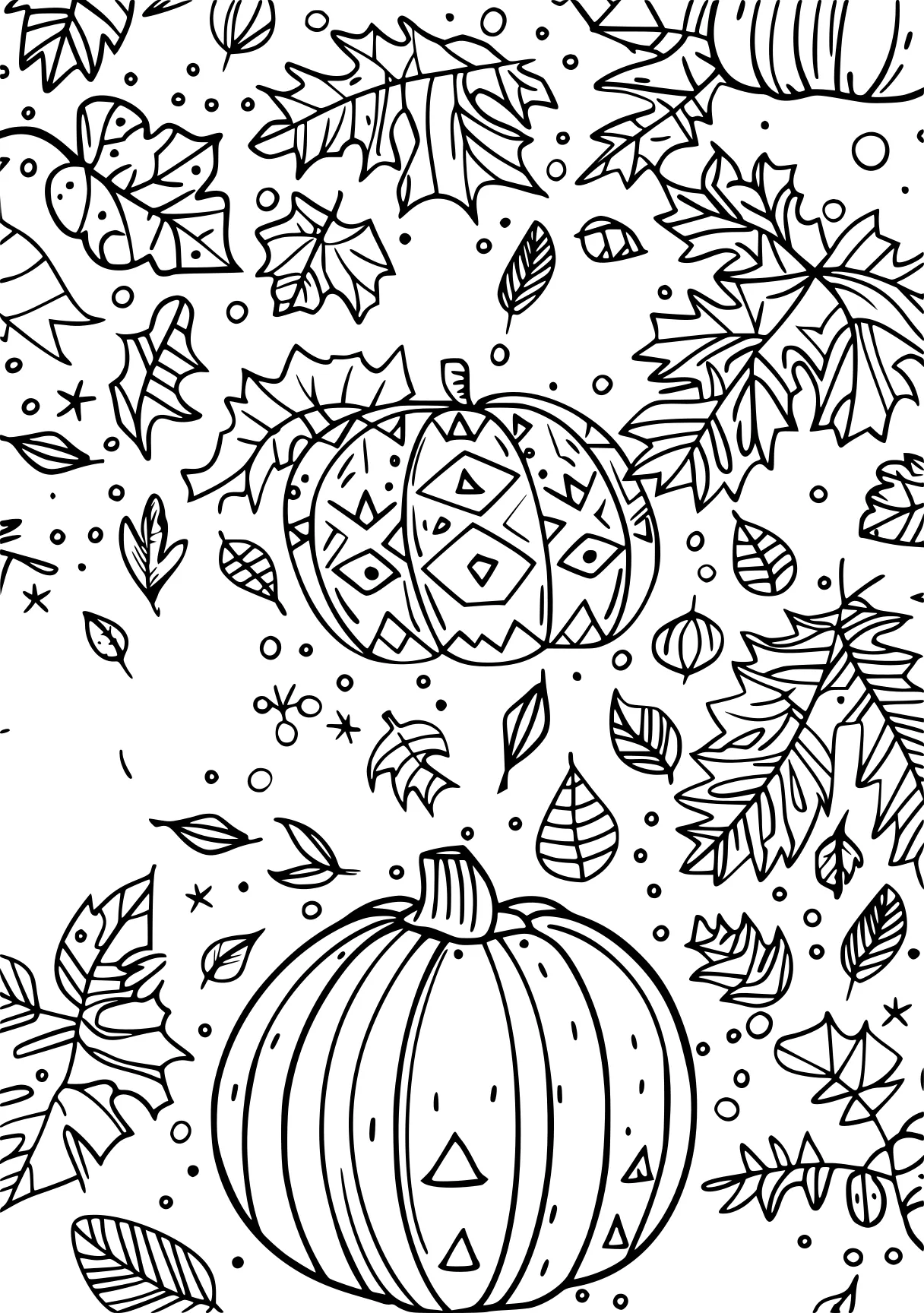 autumn coloring pages, pumpkin, fall, october, free page downloads