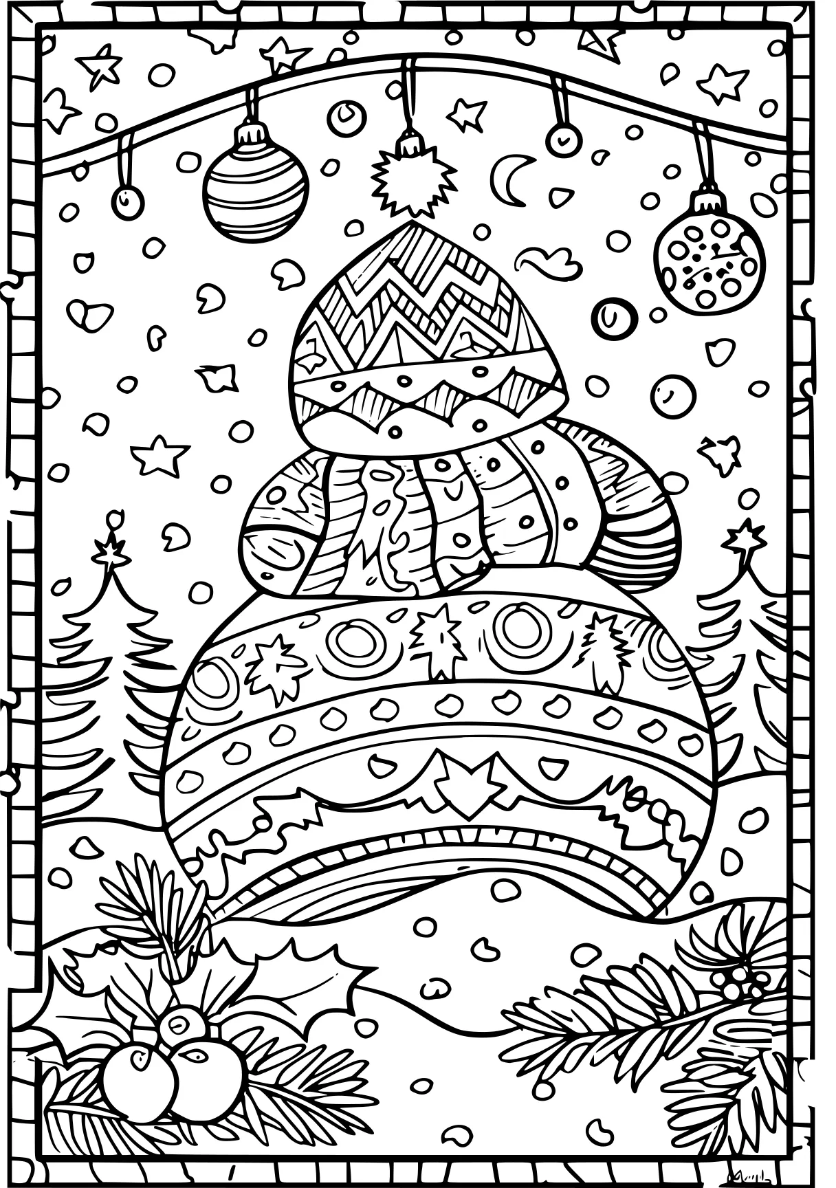 holiday coloring pages zentangle, ornament, colouring, free page downloads