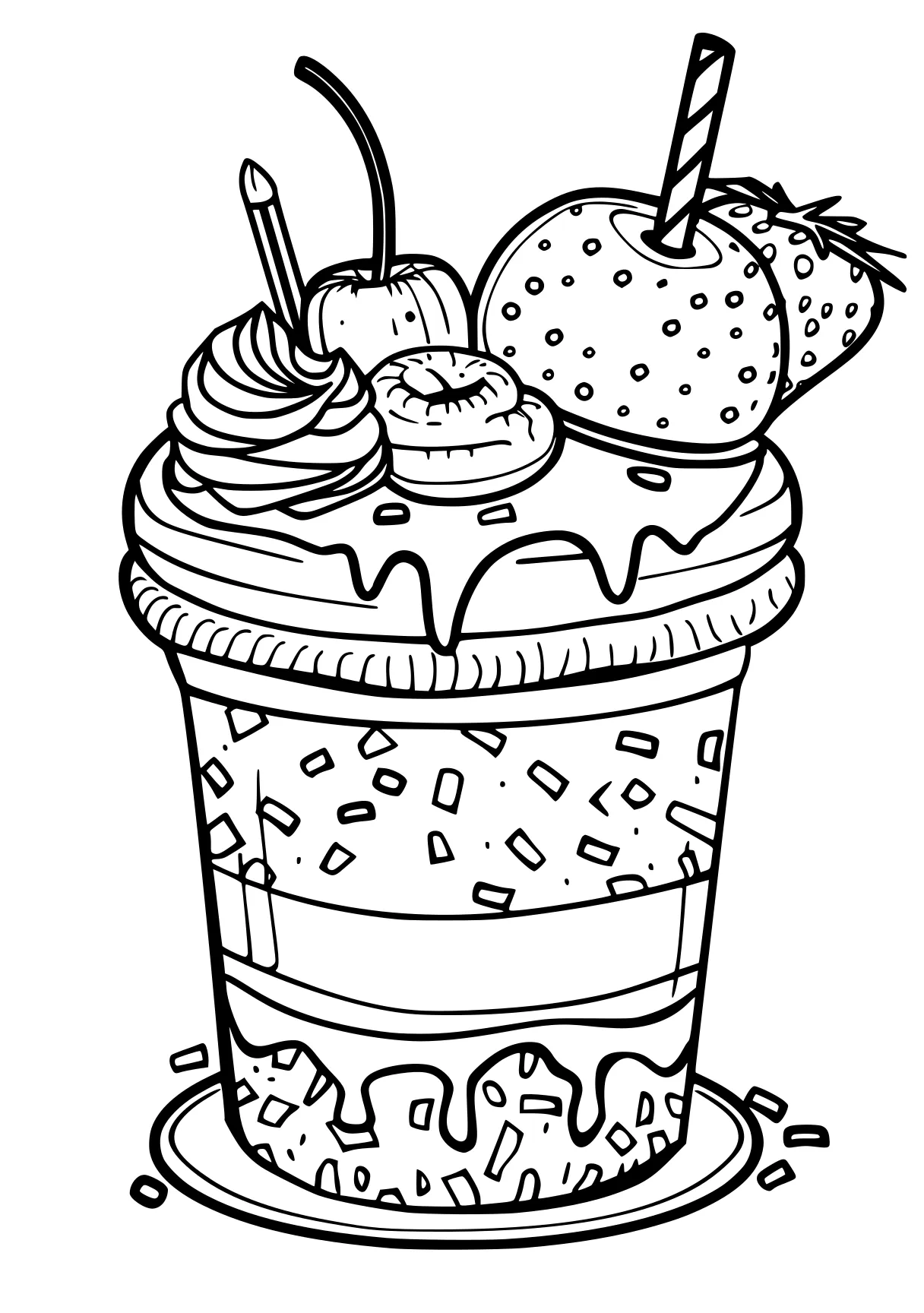 colouring pages cute, illustrator, freddy's, shortcake, free coloring page downloads