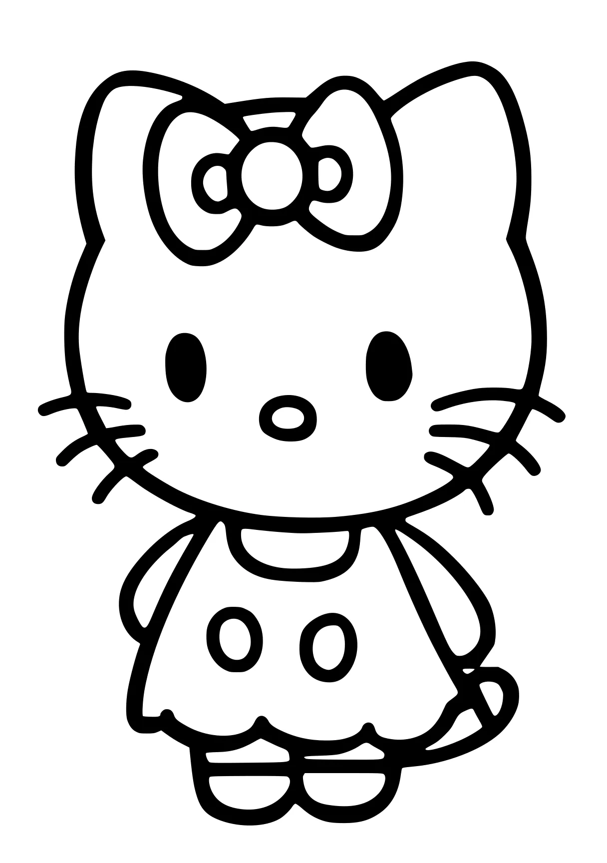 coloring pages printable hello kitty sanrio, peppa, mouse, cinnamoroll, winnie, free page downloads