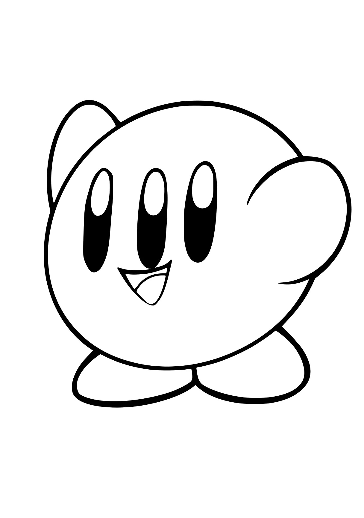 kirby coloring pages kirby, yoshi, molang, toad, he, free page downloads