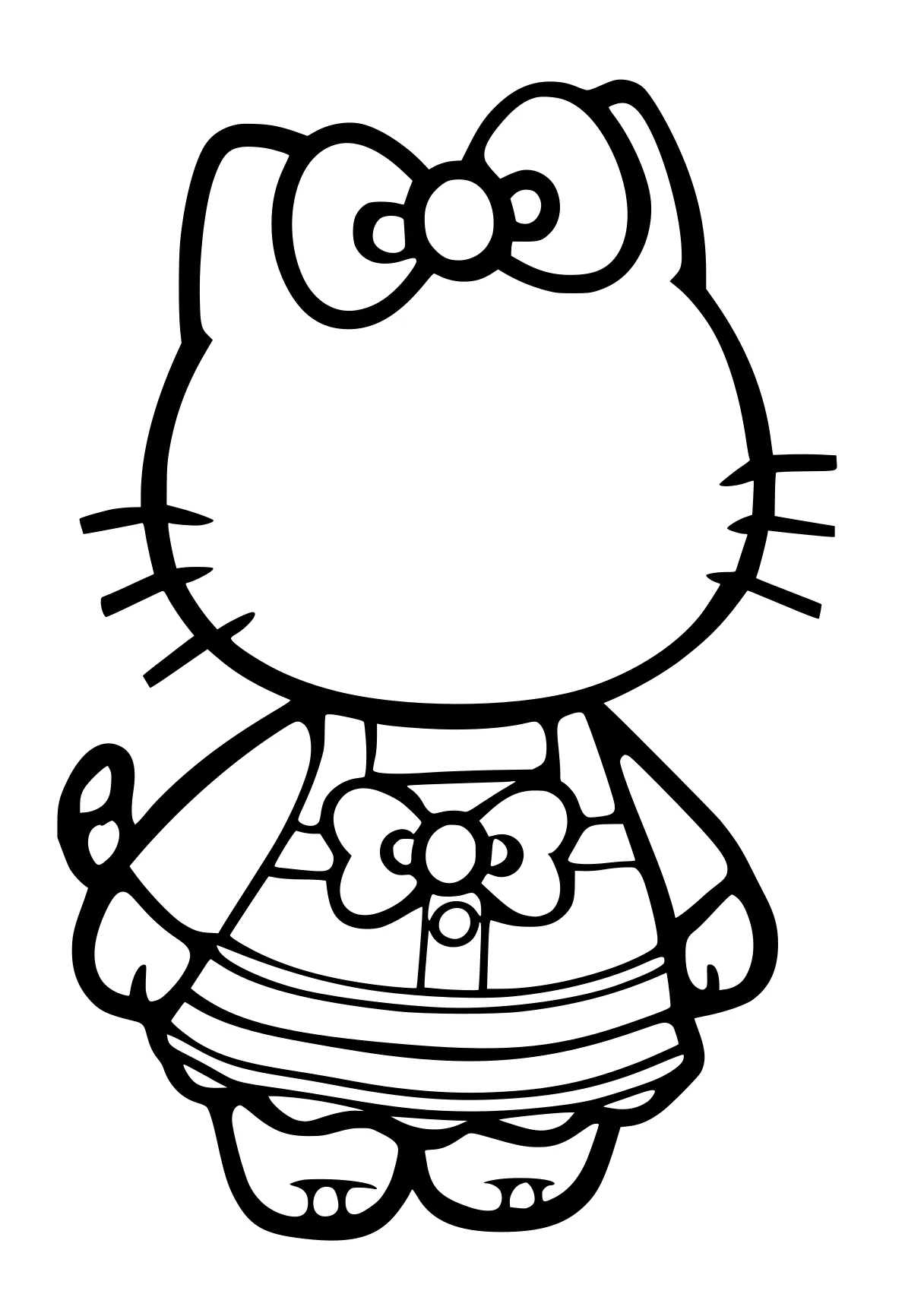 coloring pages hello kitty garfield, doraemon, unikitty, sanrio, kitty, free page downloads