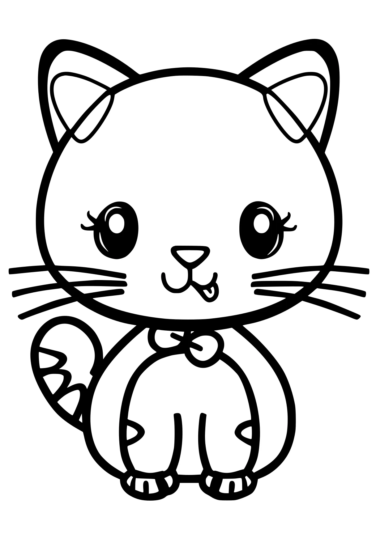 kitty coloring page kitty, mew, cinnamoroll, cat, mouse, free downloads