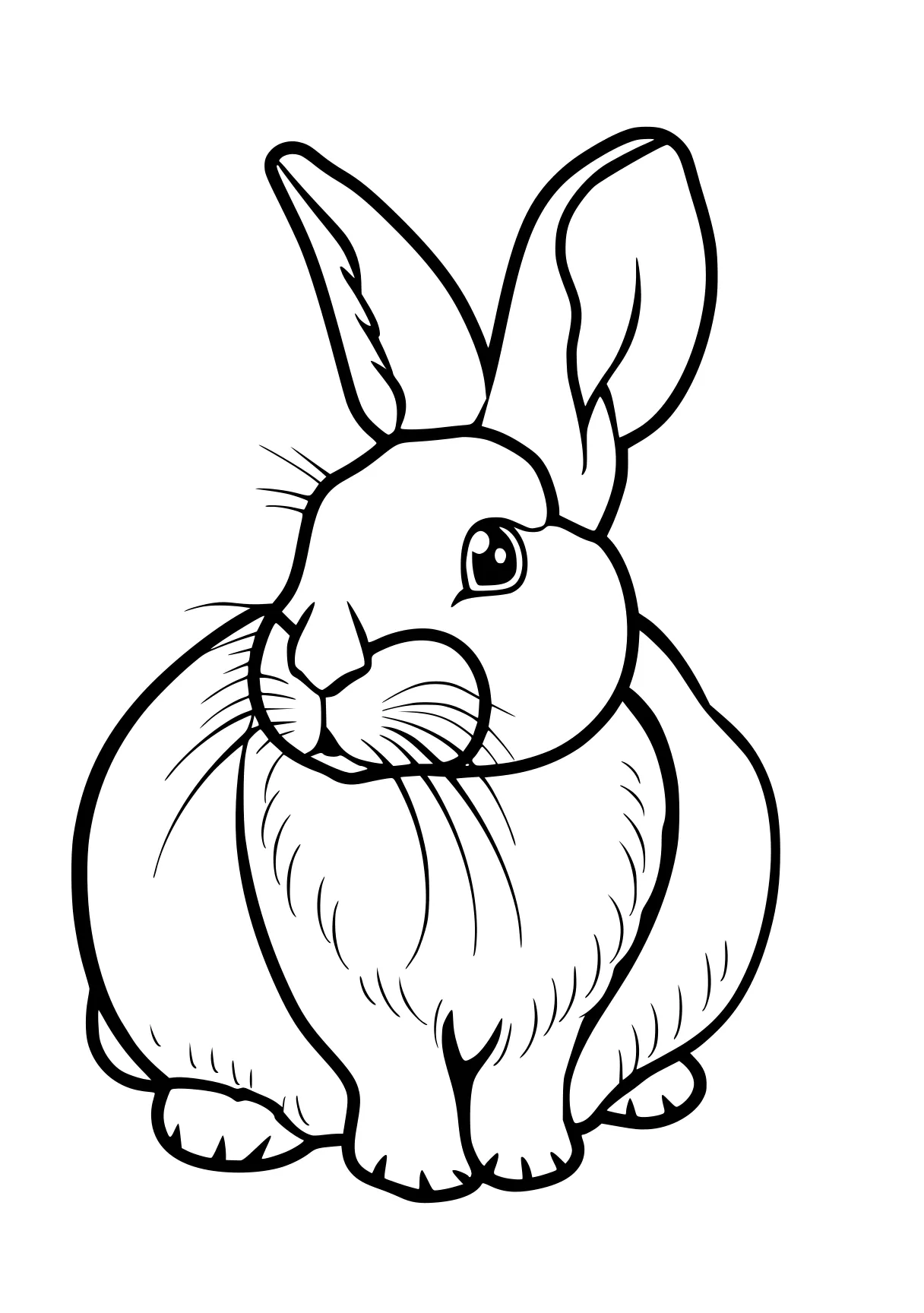 rabbit coloring pages rabbit, bunny, carrot, bunzo, illustrator, free page downloads