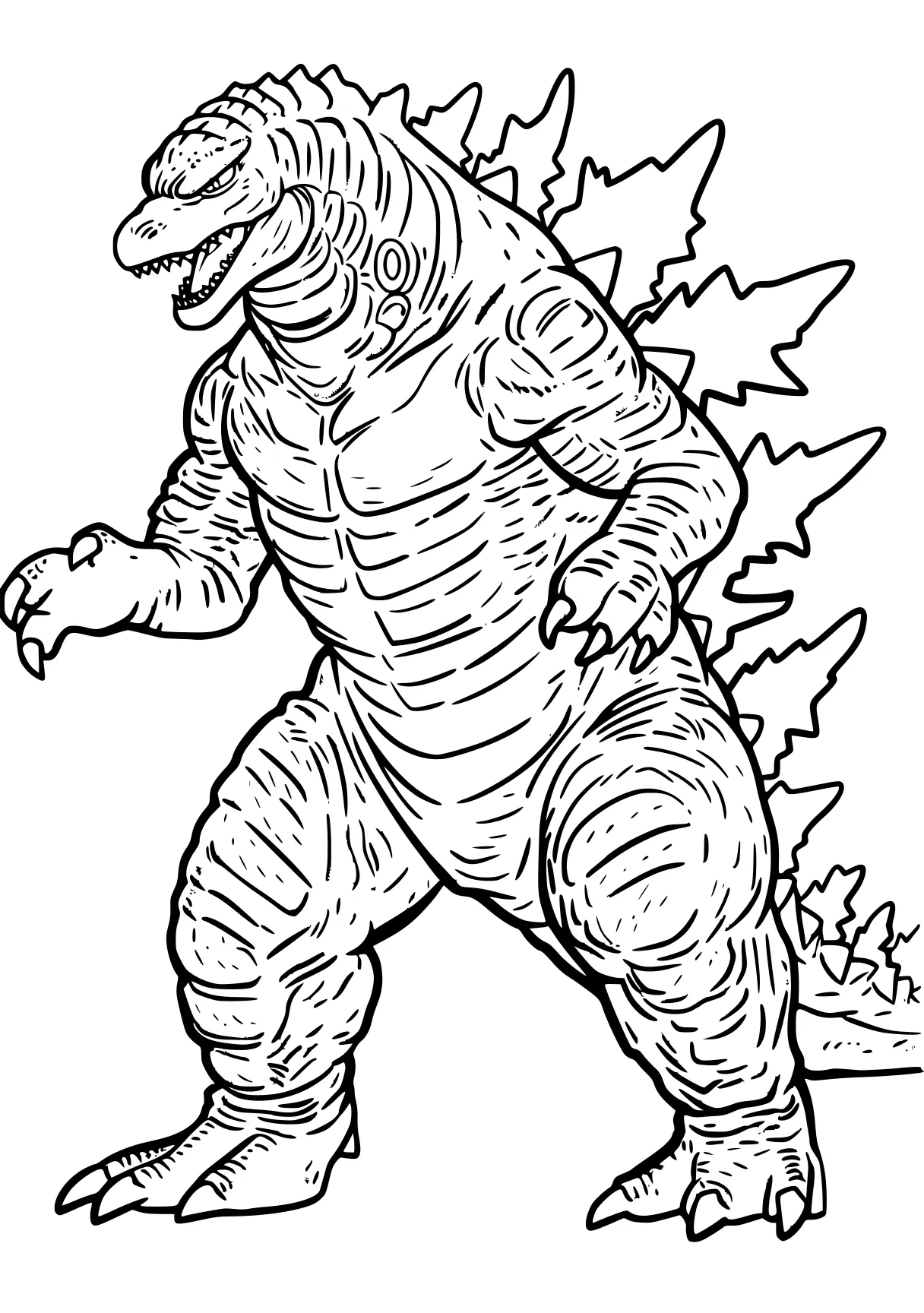 godzilla printable coloring pages godzilla, tyrannosaurus, trex, t-rex, mechagodzilla, free page downloads