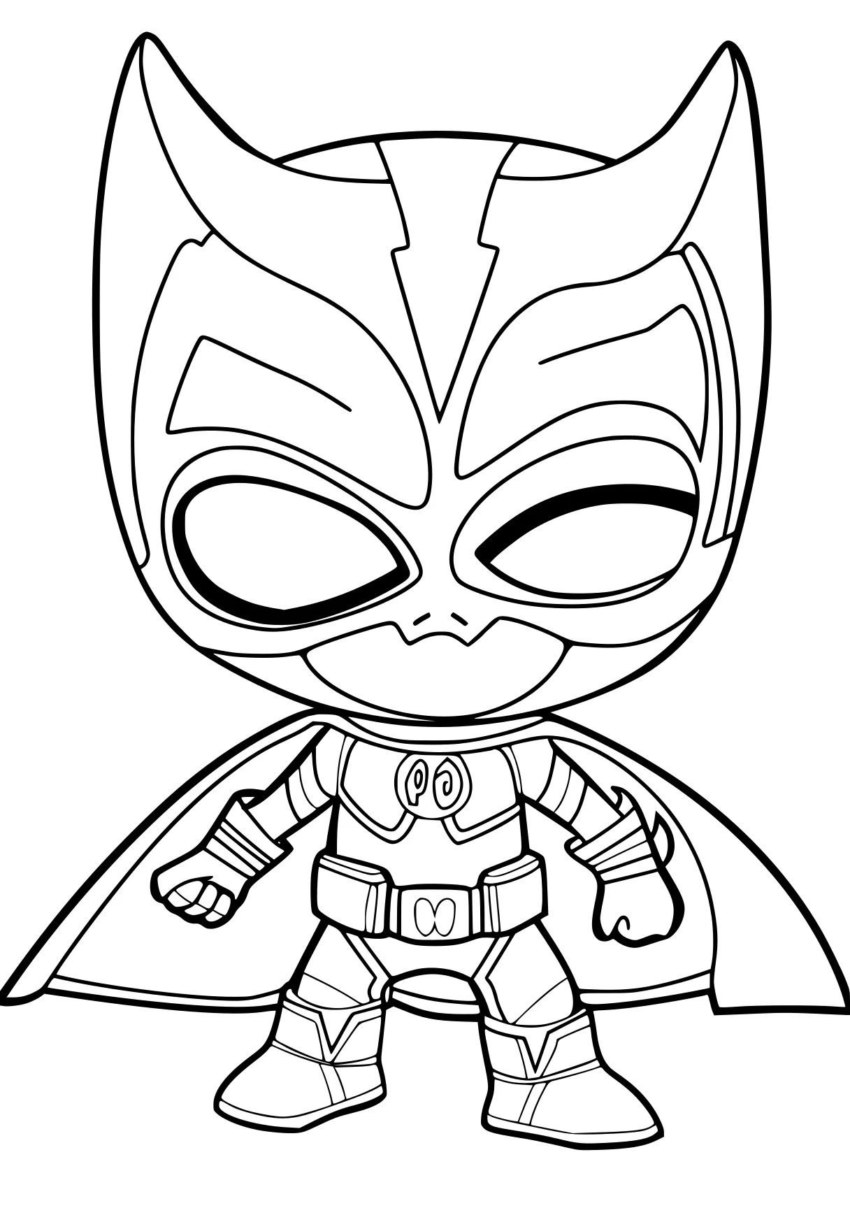 pj mask coloring page bat, batman, ultraman, unikitty, wolverine, free downloads