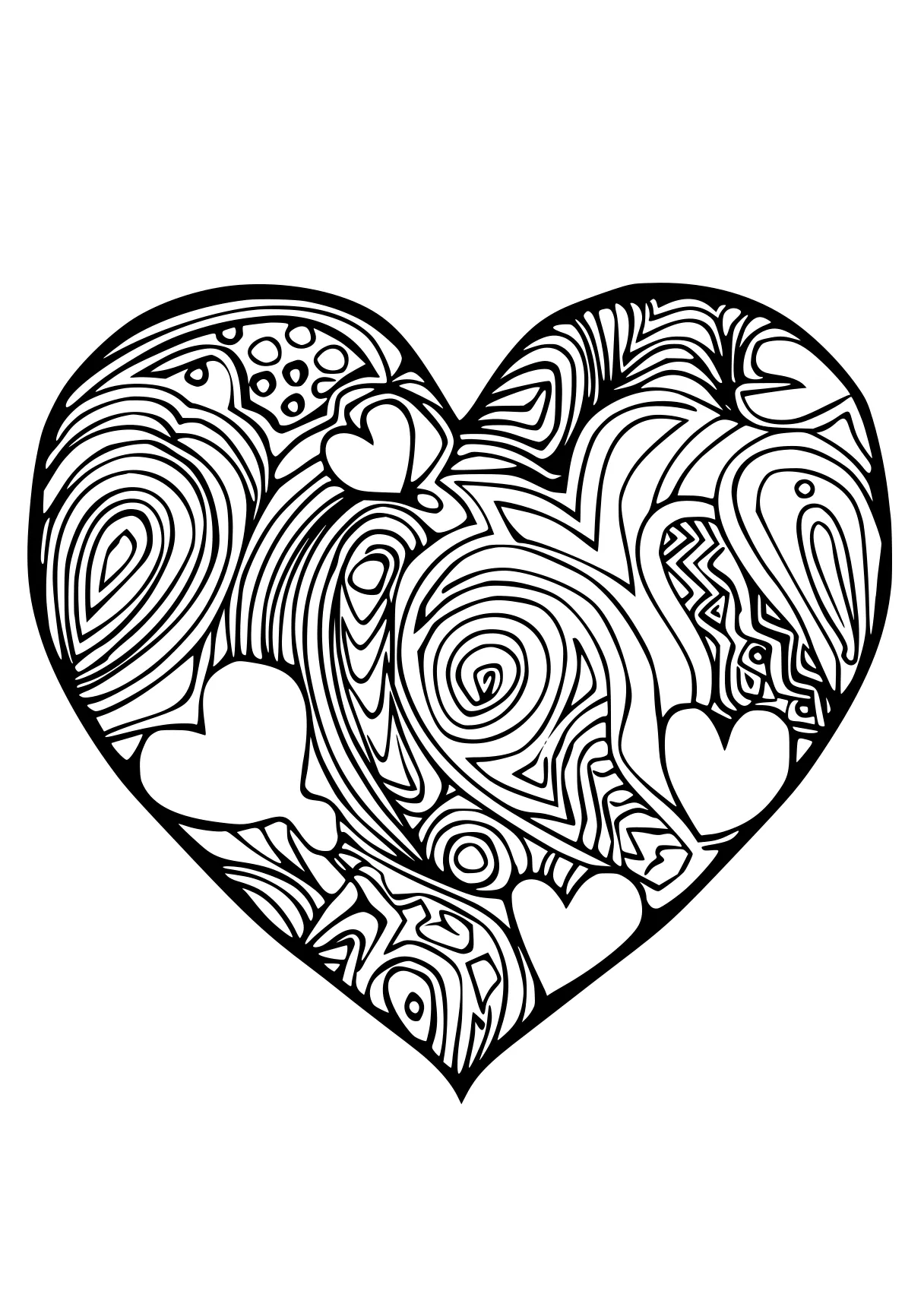 heart coloring sheet heart, zentangle, iheartcraftythings, free page downloads