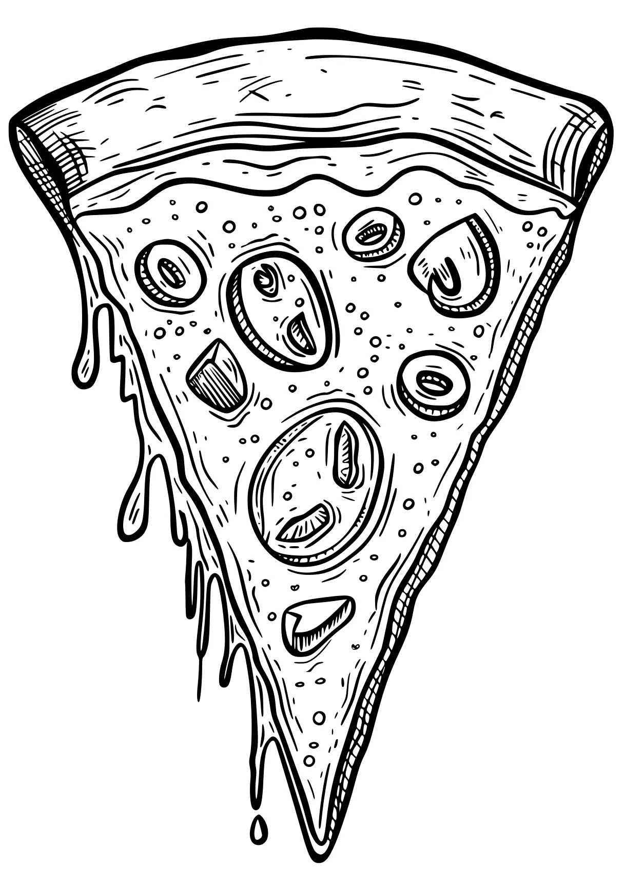 pizza coloring page pizza, foods, food, hungry, free downloads