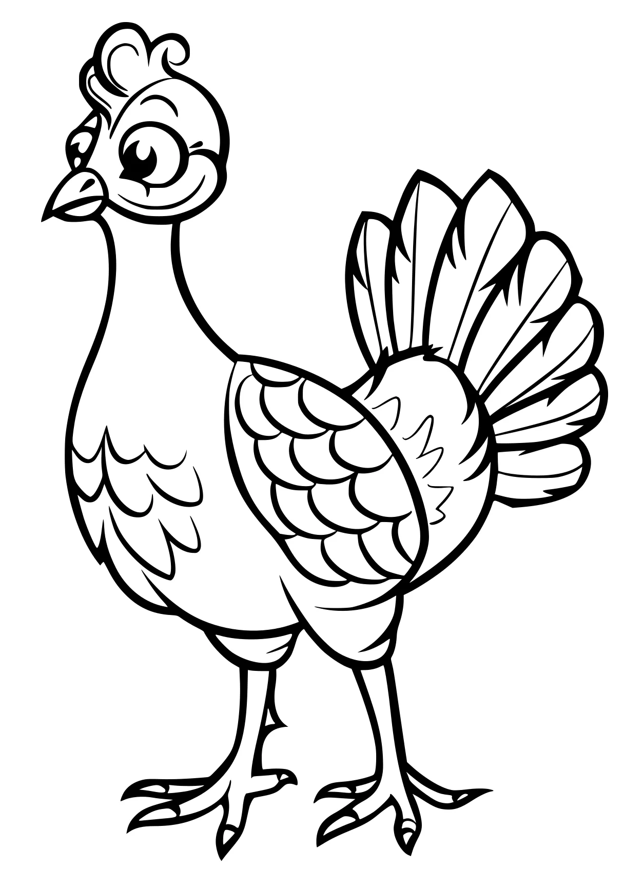 turkey coloring sheet rooster, turkey, chick, free page downloads