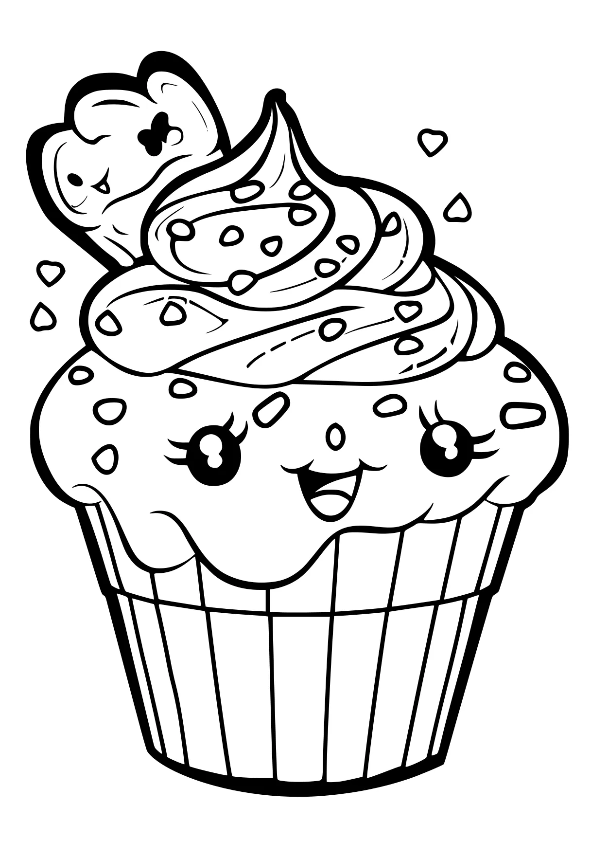 shopkin coloring page cupcake, cake, shortcake, cookie, donut, free downloads