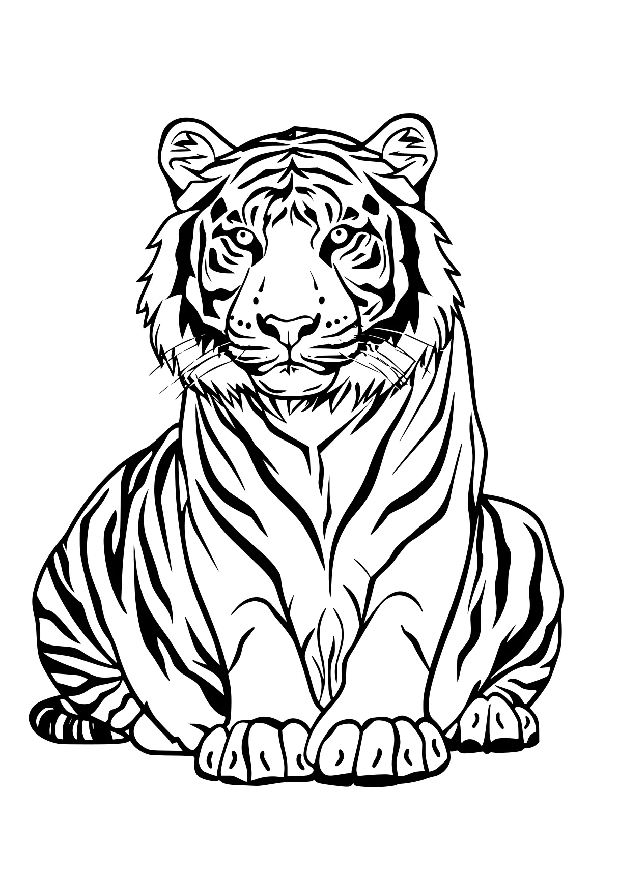 tiger coloring pages tiger, zebra, bengals, illustrator, size, free page downloads