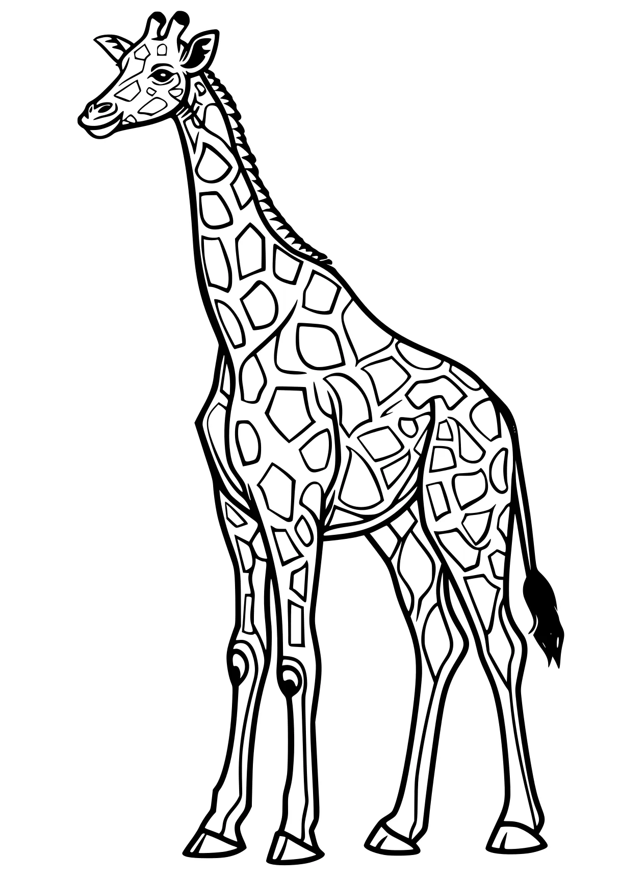 giraffe coloring giraffe, llama, brachiosaurus, camel, deer, free page downloads