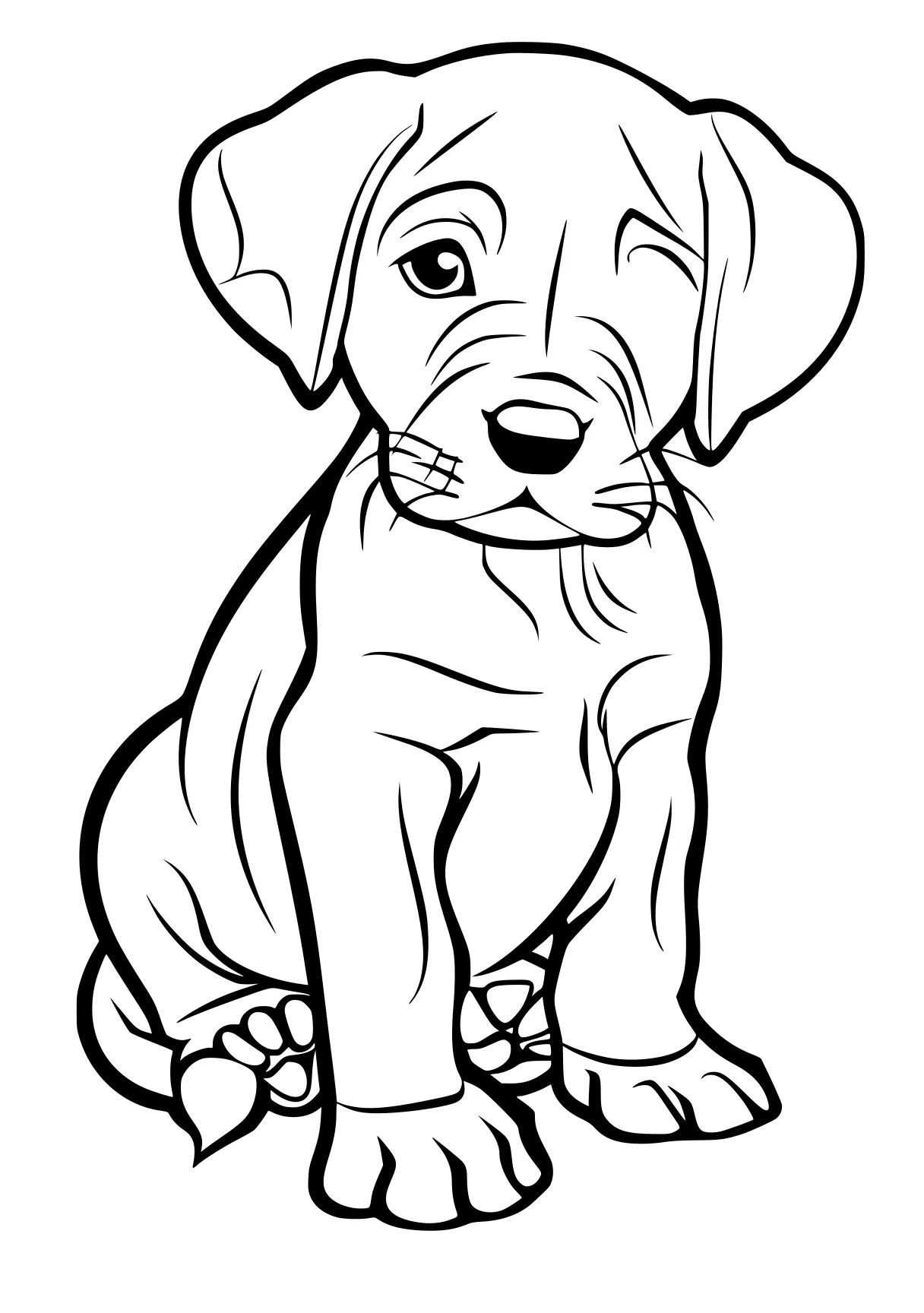 puppy coloring sheet retriever, puppy, dog, clifford, illustrator, free page downloads