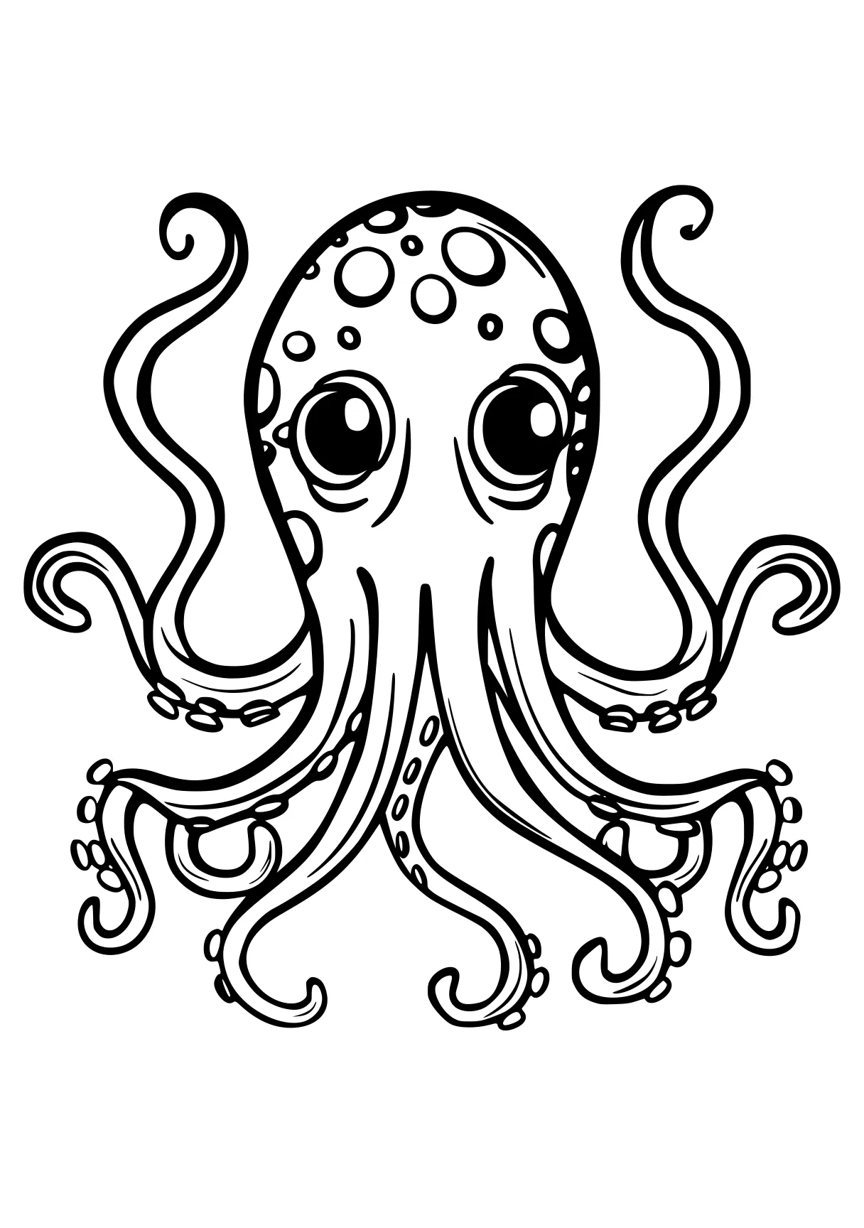 sea creature coloring page octopus, patrol, illustrator, design, splatoon, free downloads