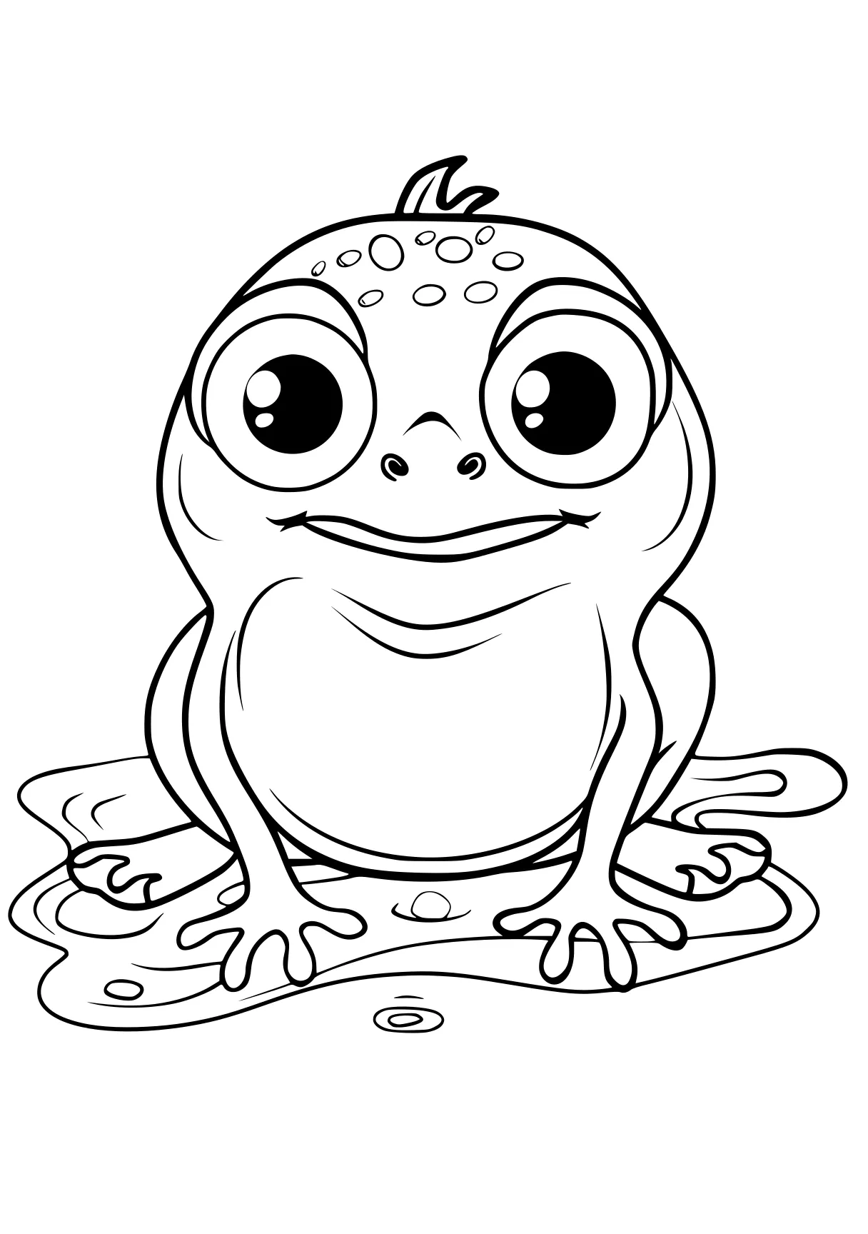 easy coloring pages frog, squirtle, owl, pug, toad, free page downloads