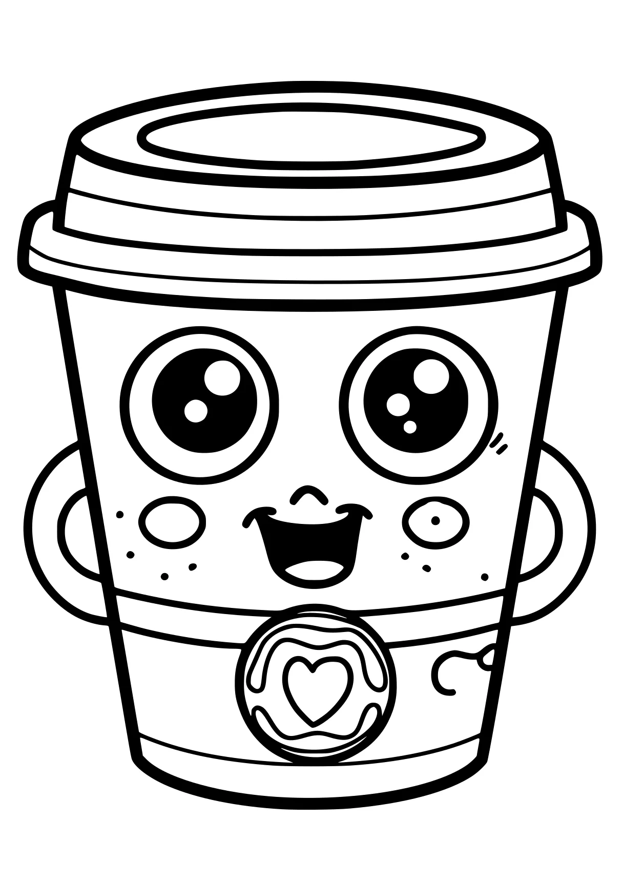 printable coloring pages cup, gumball, starbucks, cinnamoroll, pororo, free page downloads