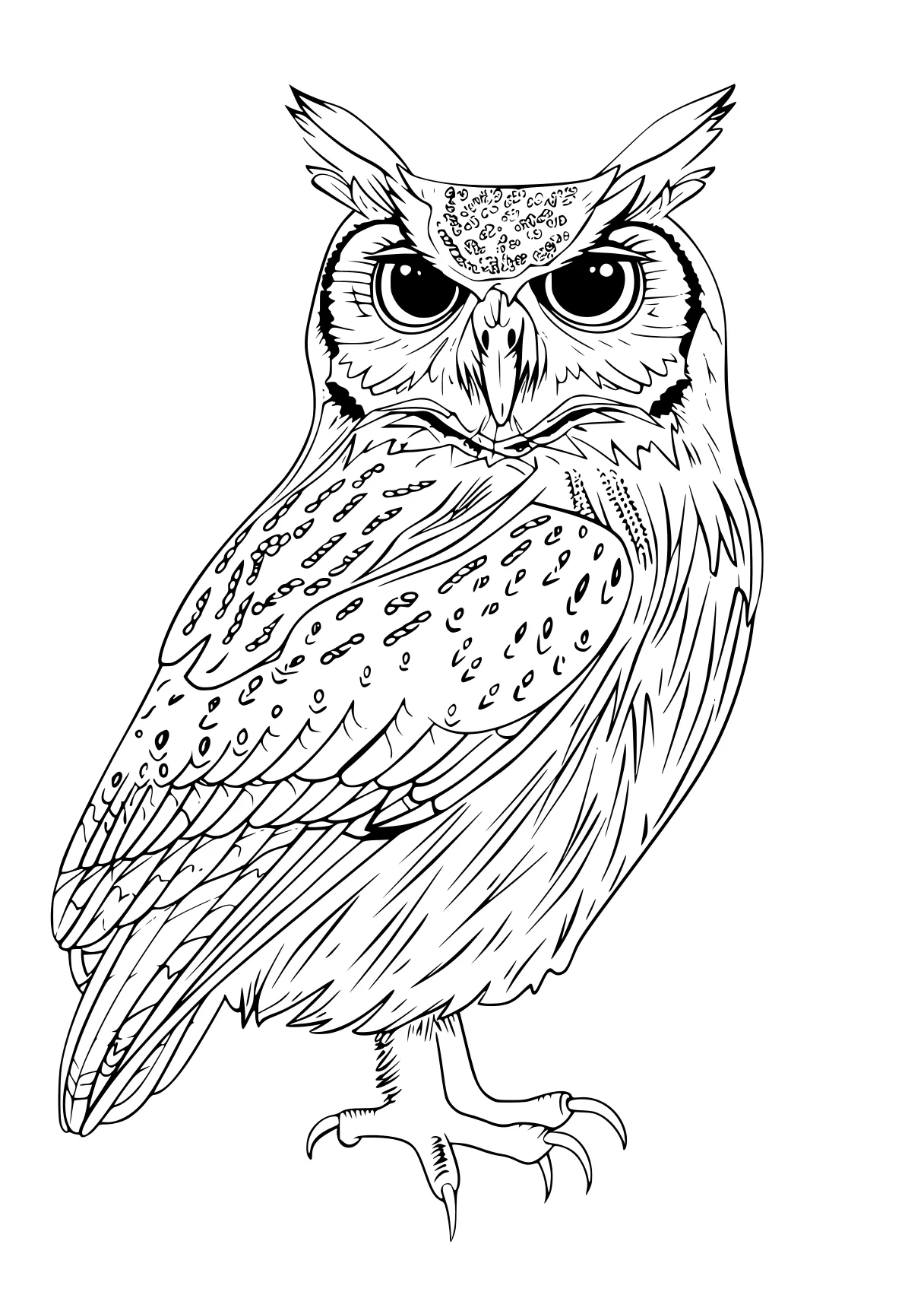 owl coloring pages owl, adult, illustrator, bird, drawing, free page downloads