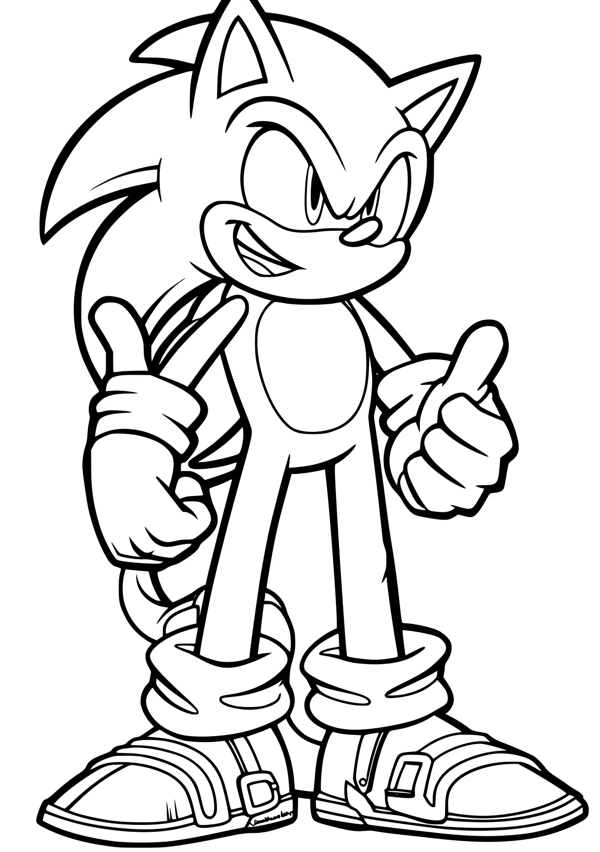 Sonic The Hedgehog Coloring Pages - Coloring Page, Knuckles, Sonic ...