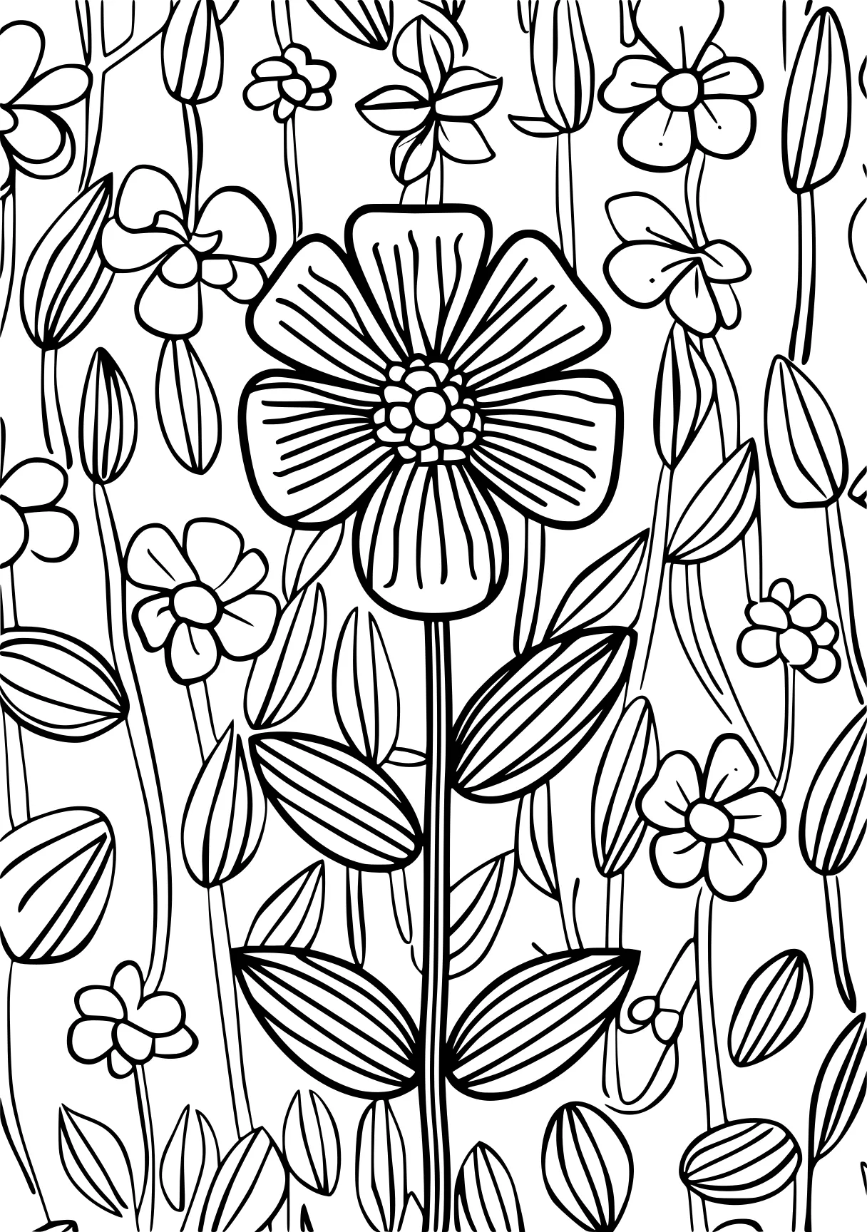 adult coloring printable, pattern, flower, floral, free page downloads