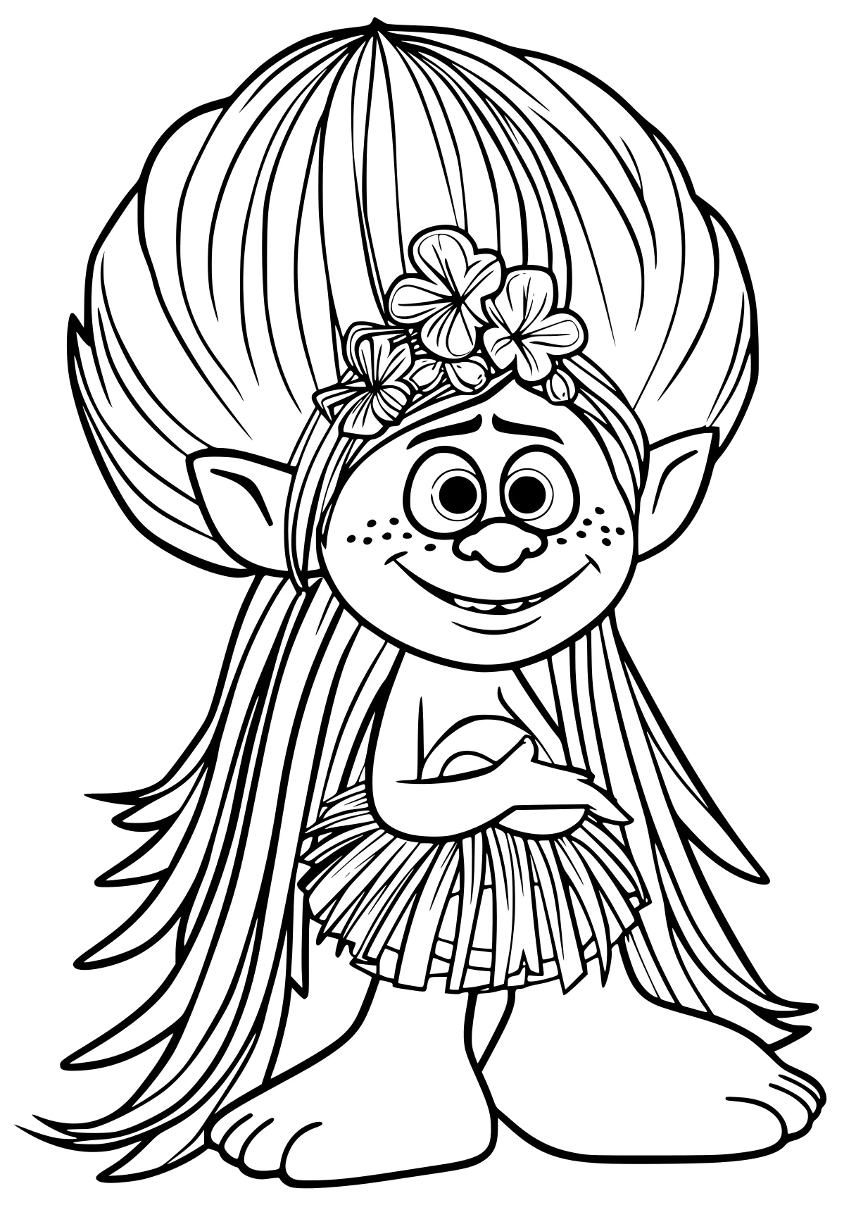 trolls coloring pages moana, gnome, monkey, free page downloads