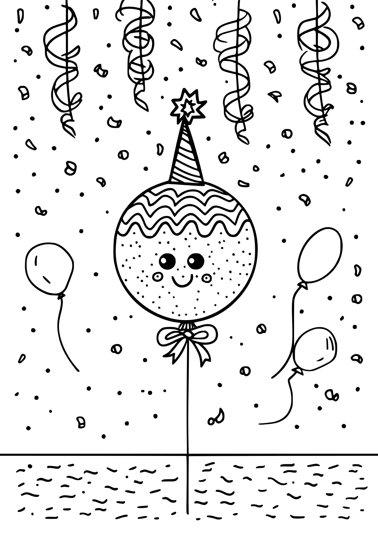 birthday coloring page, zentangle, birthday, printables, free downloads