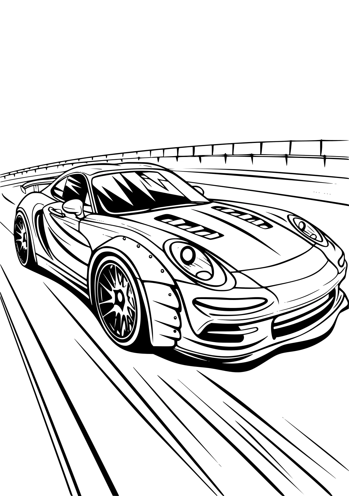 car coloring race, cars, car, speed, a4, free page downloads