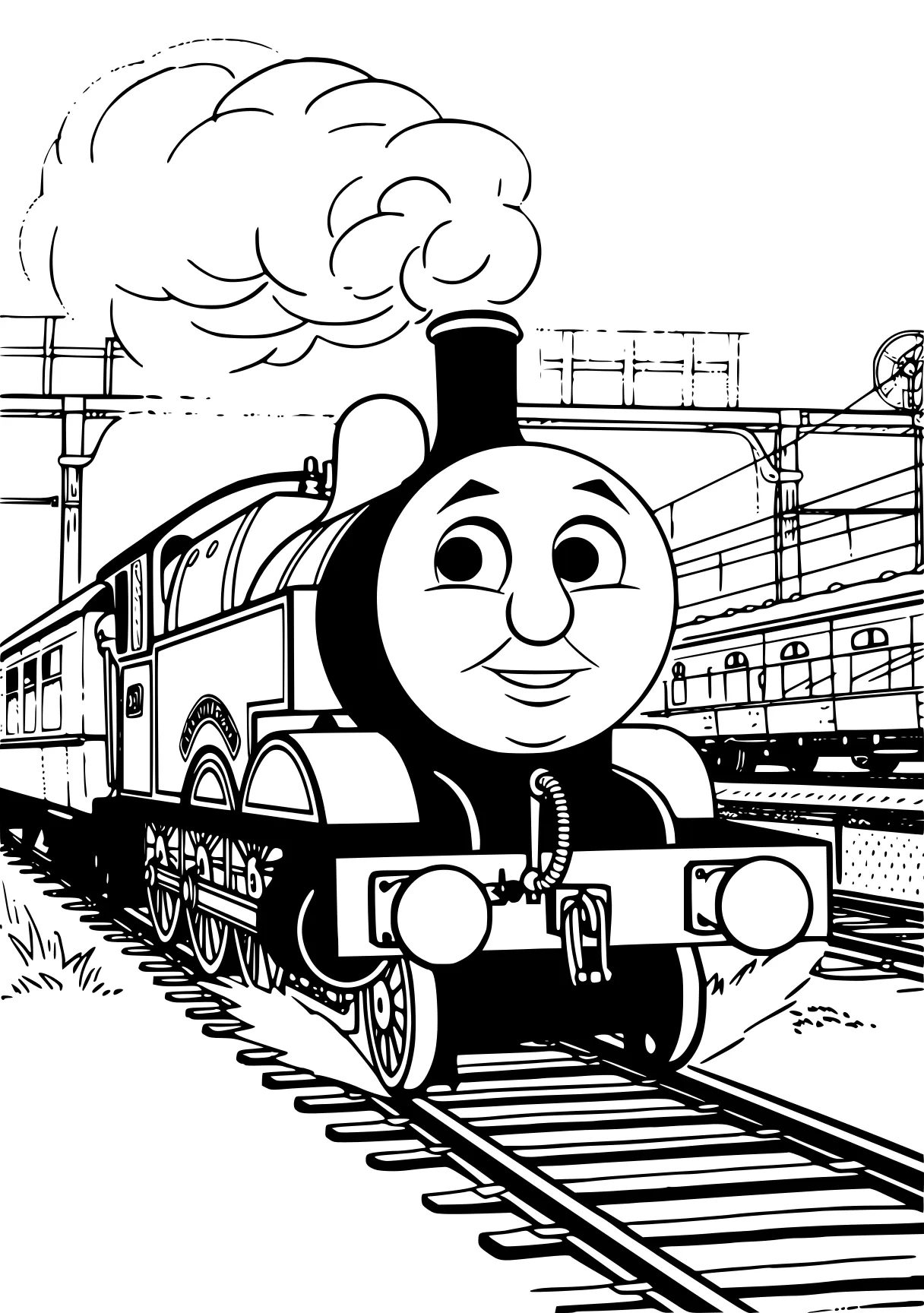 thomas the train coloring pages thomas, percy, train, steven, free page downloads