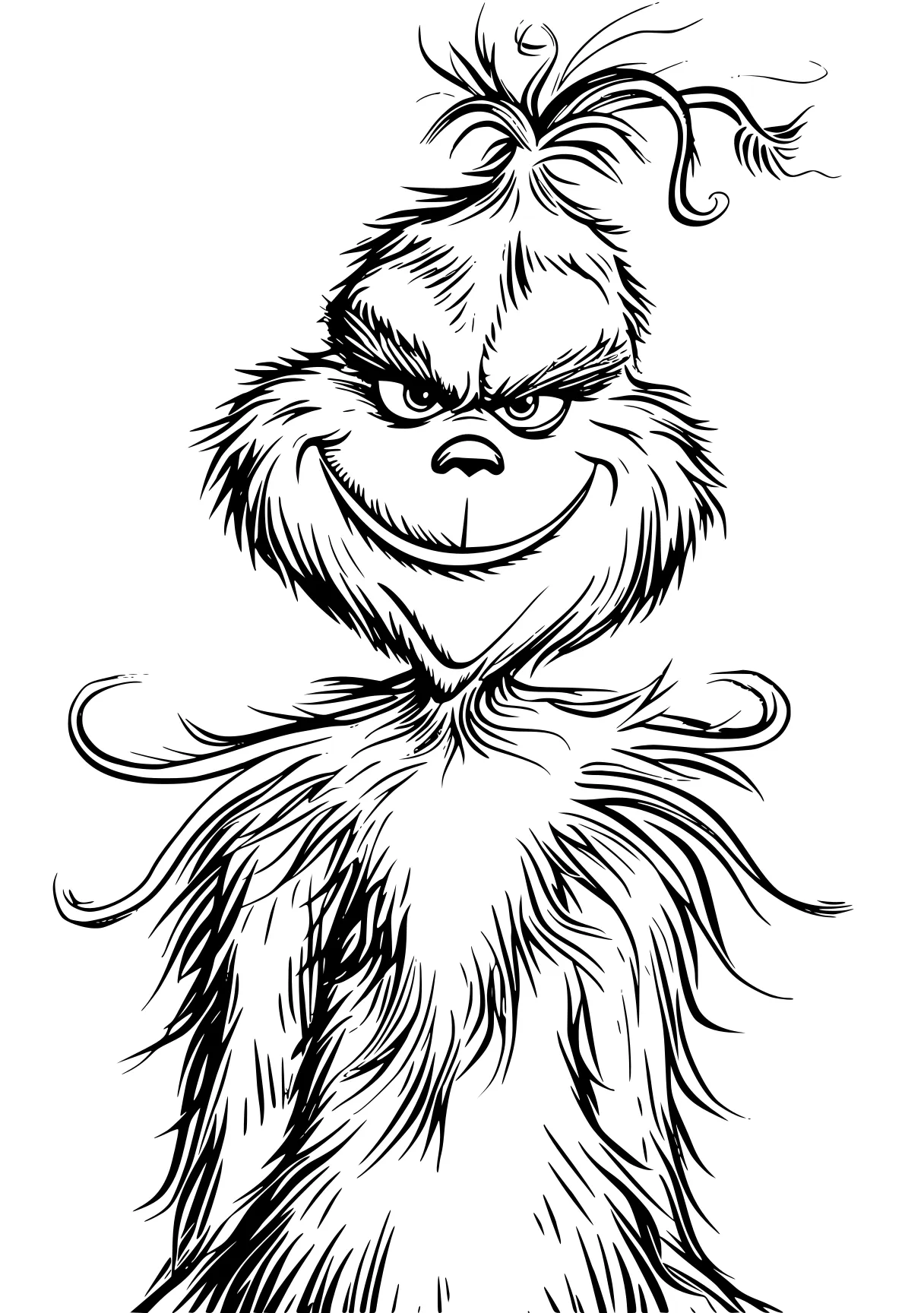 grinch coloring page grinch, monkey, bigfoot, gorilla, bumble, free downloads