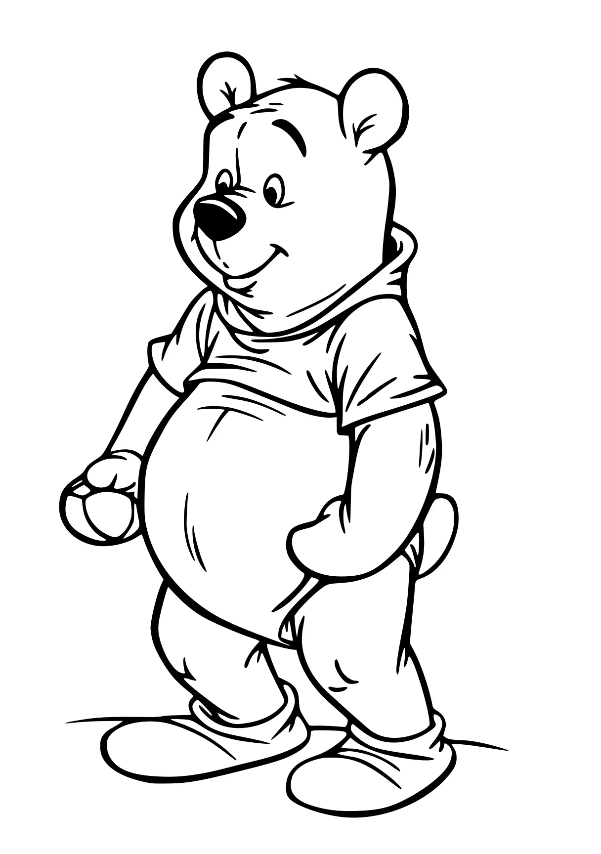 pooh coloring pages pooh, bear, winnie, piglet, fazbear, free page downloads