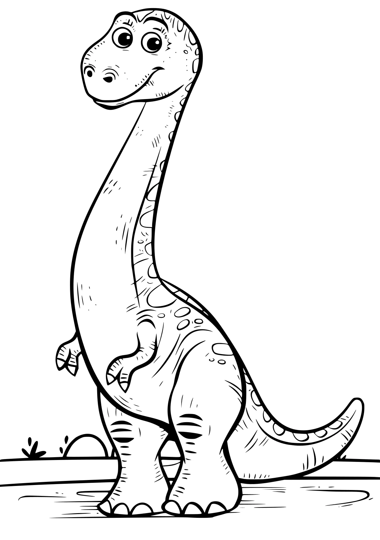 free dinosaur coloring pages brachiosaurus, dino, dinosaur, trex, t-rex, page downloads