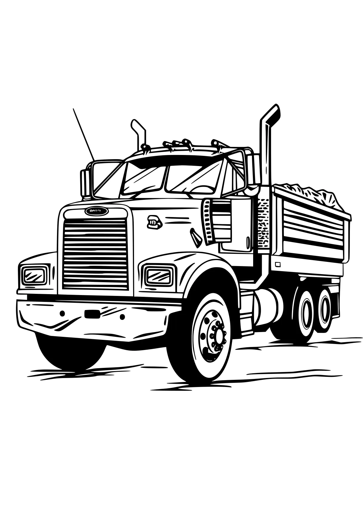 truck coloring page truck, semi, trucks, vehicle, optimus, free downloads