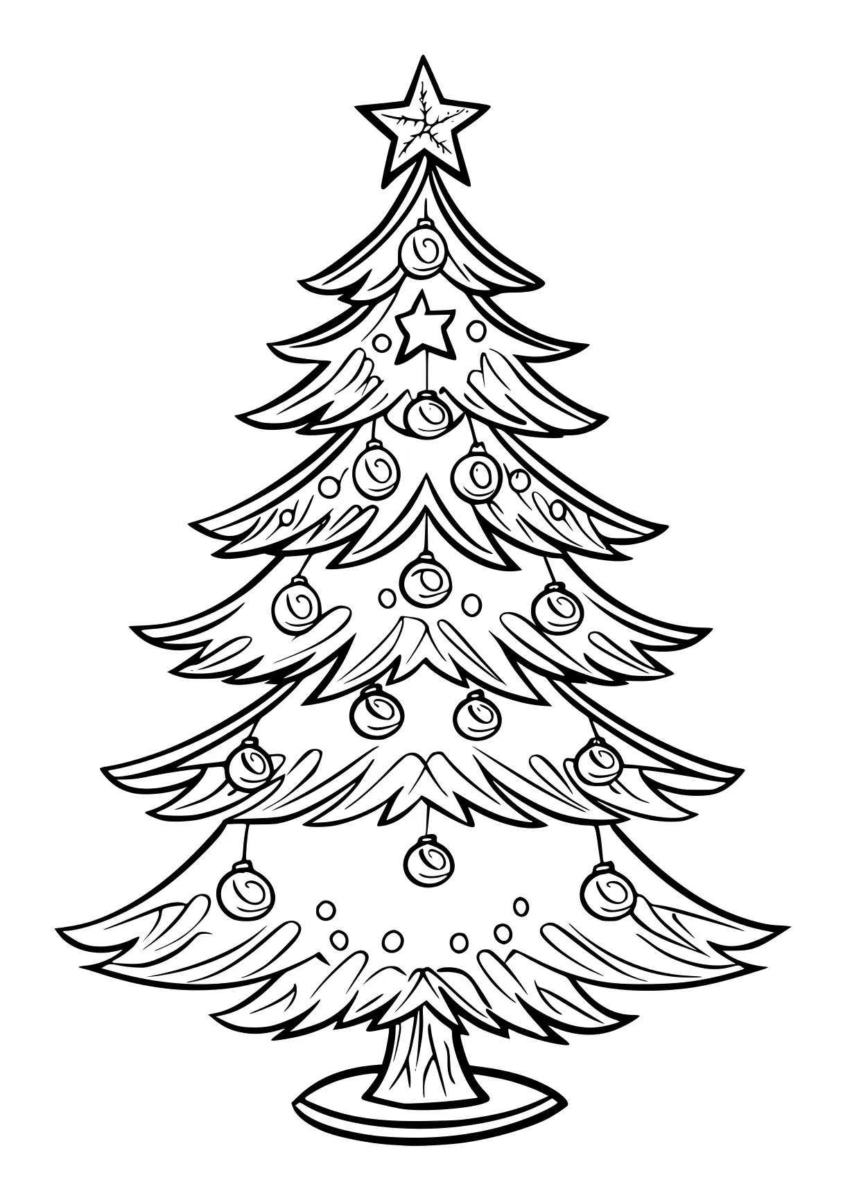 christmas tree coloring page ornament, tree, merry, christmas, free downloads