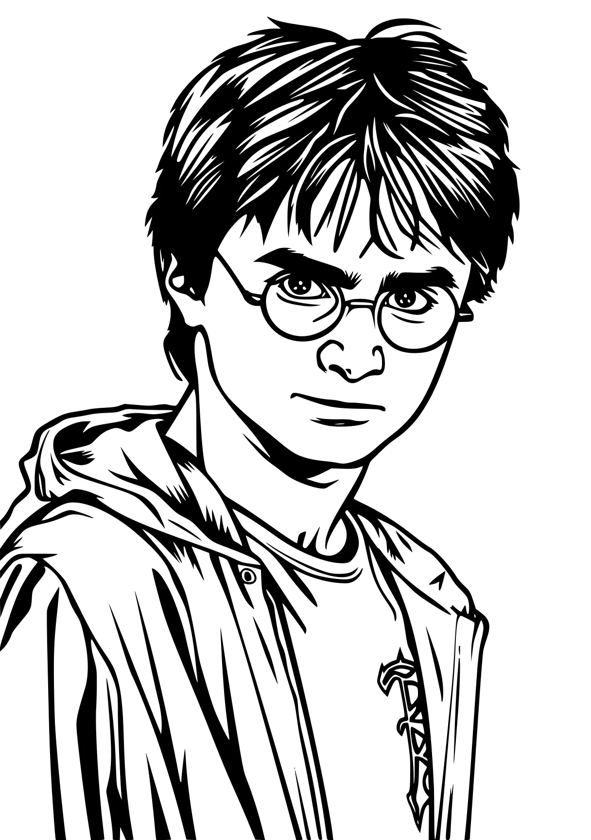 harry potter printable coloring pages potter, hp, harry, wizard, illustrator, free page downloads