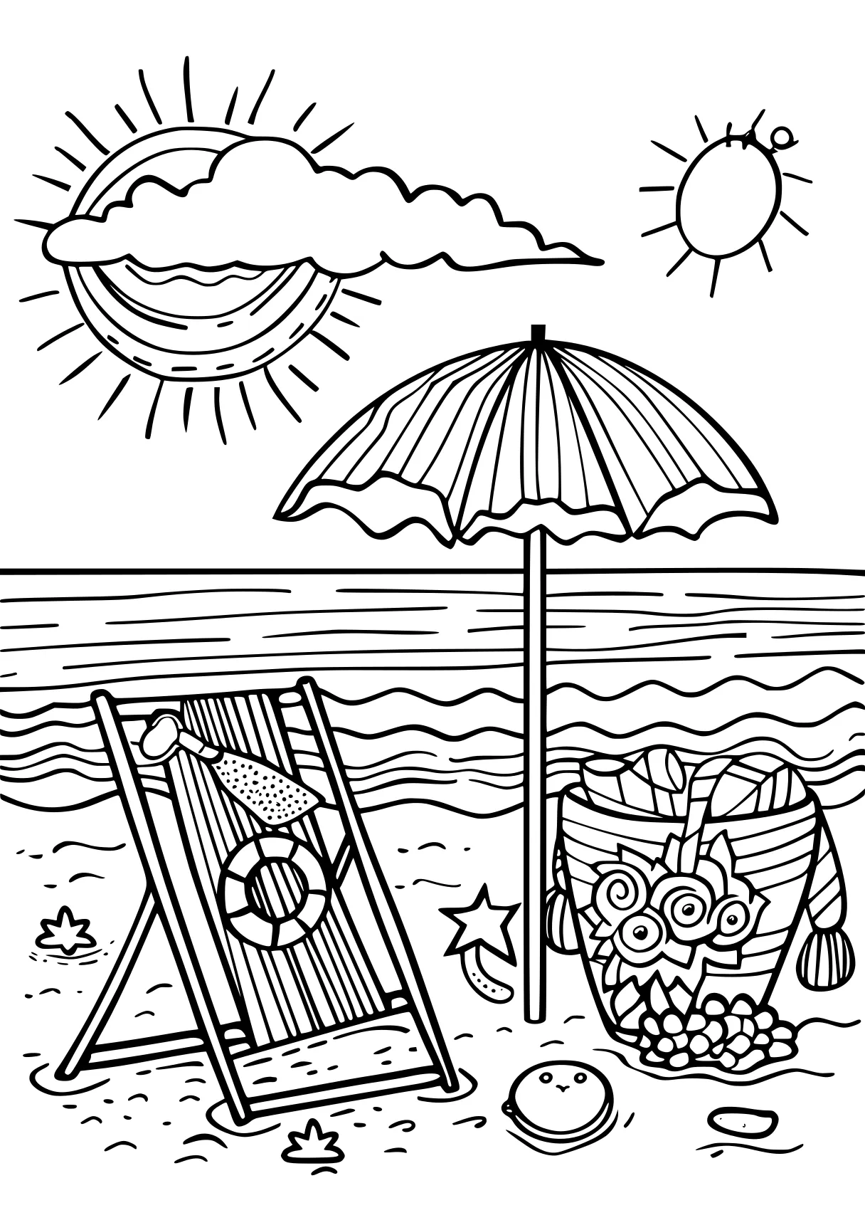 preschool coloring sheets, umbrella, illustrator, printables, free page downloads