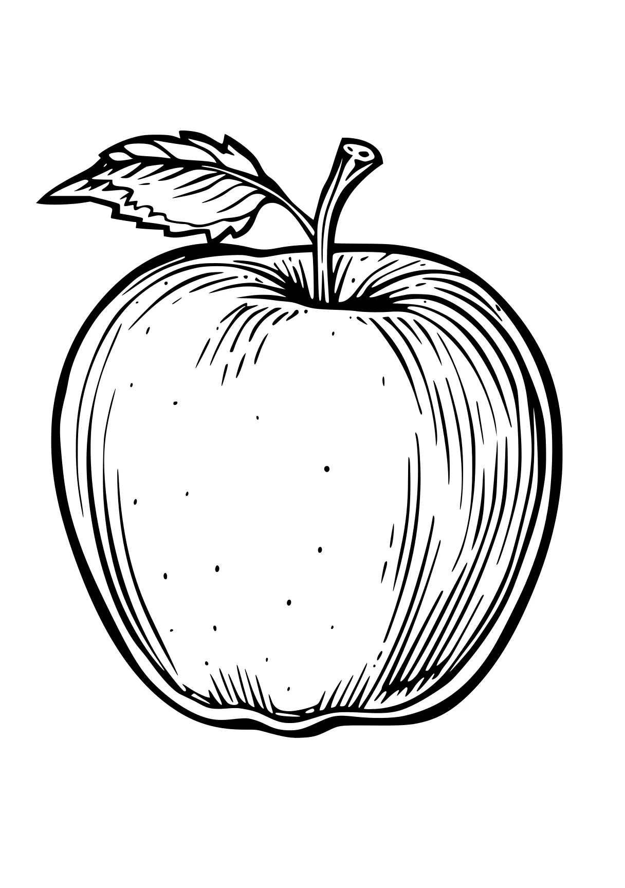 apple coloring sheet apple, vegetable, fruit, acorn, a4, free page downloads