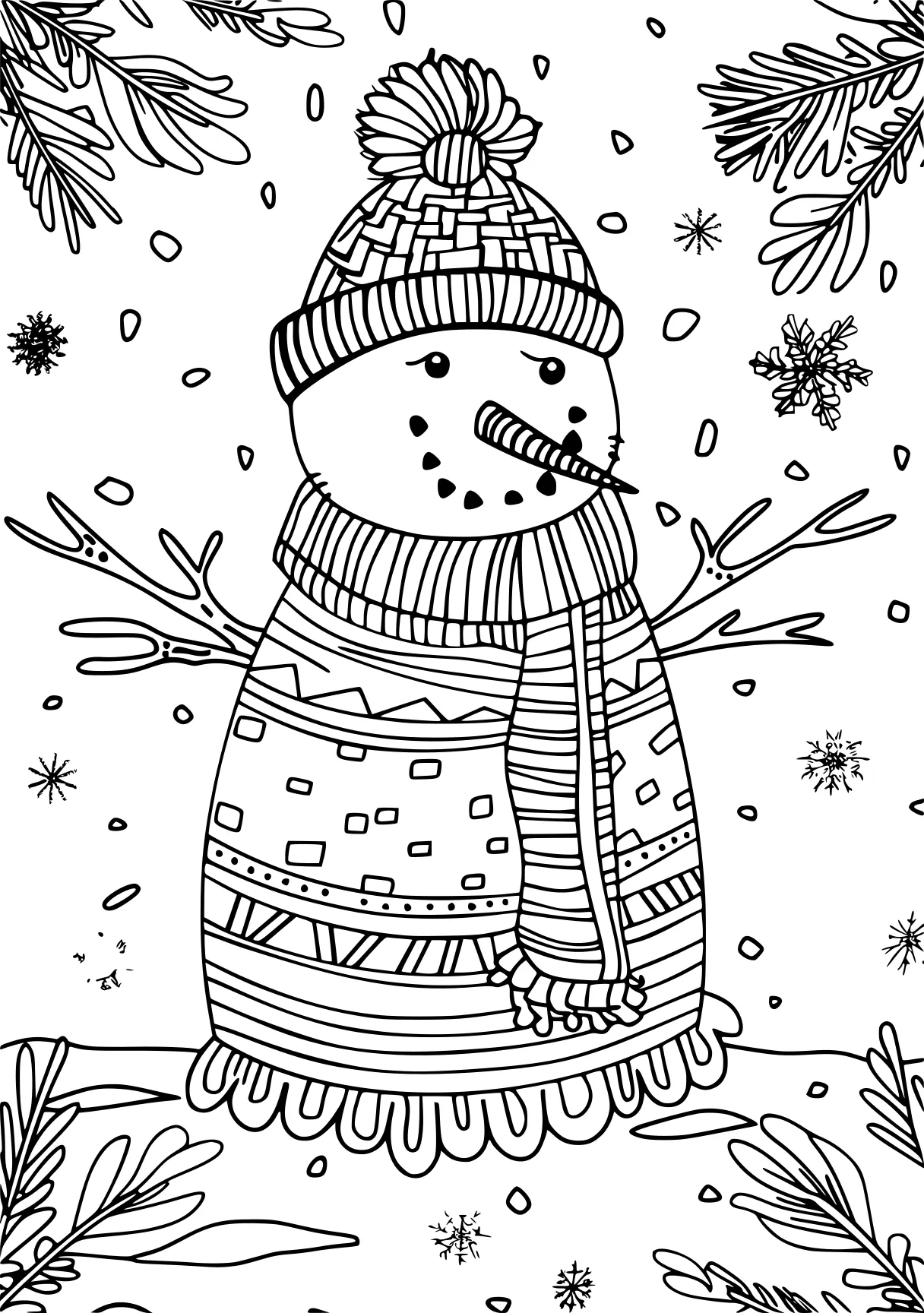 winter coloring pages snowman, zentangle, nutcracker, free page downloads