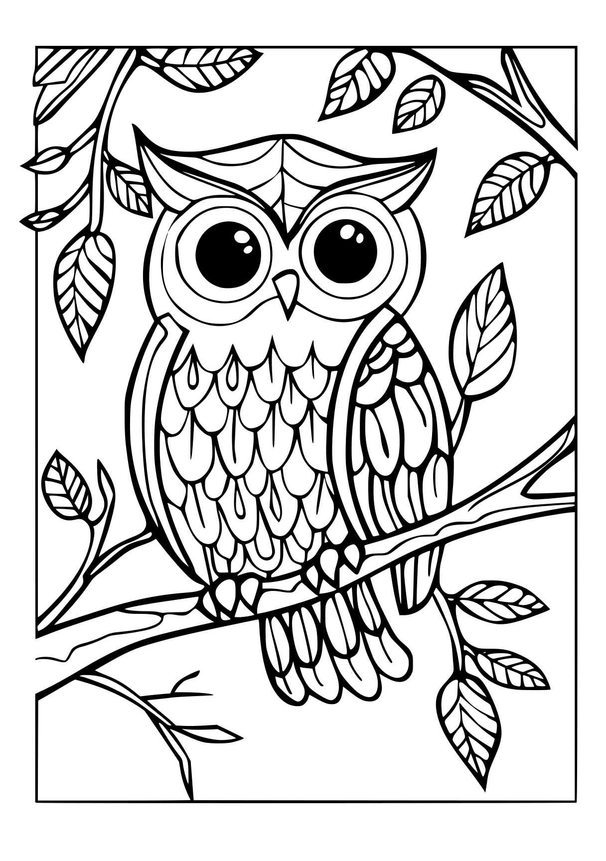 coloring print owl, colouring, coloring, free page downloads