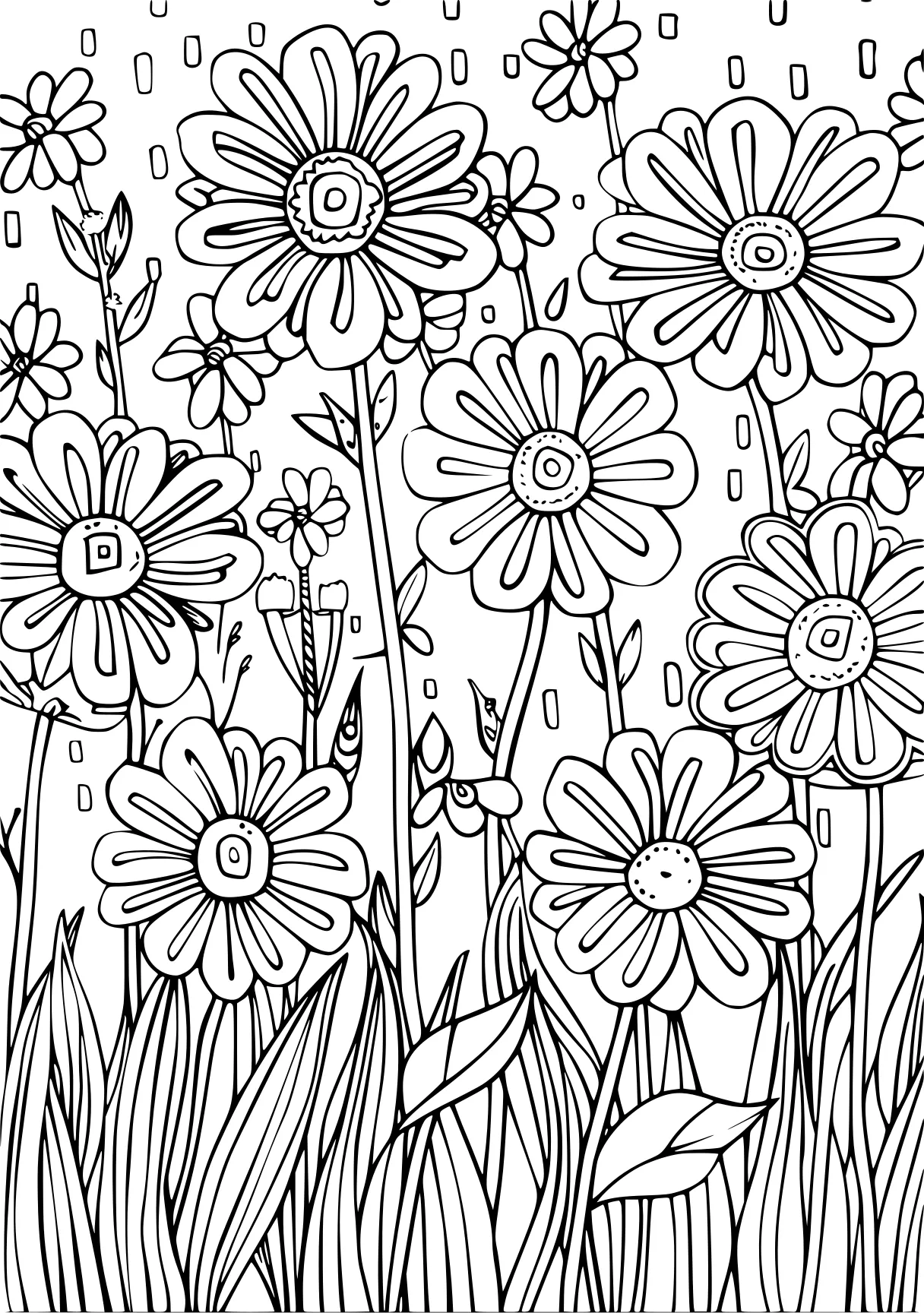 spring coloring, flowers, printables, pattern, free page downloads